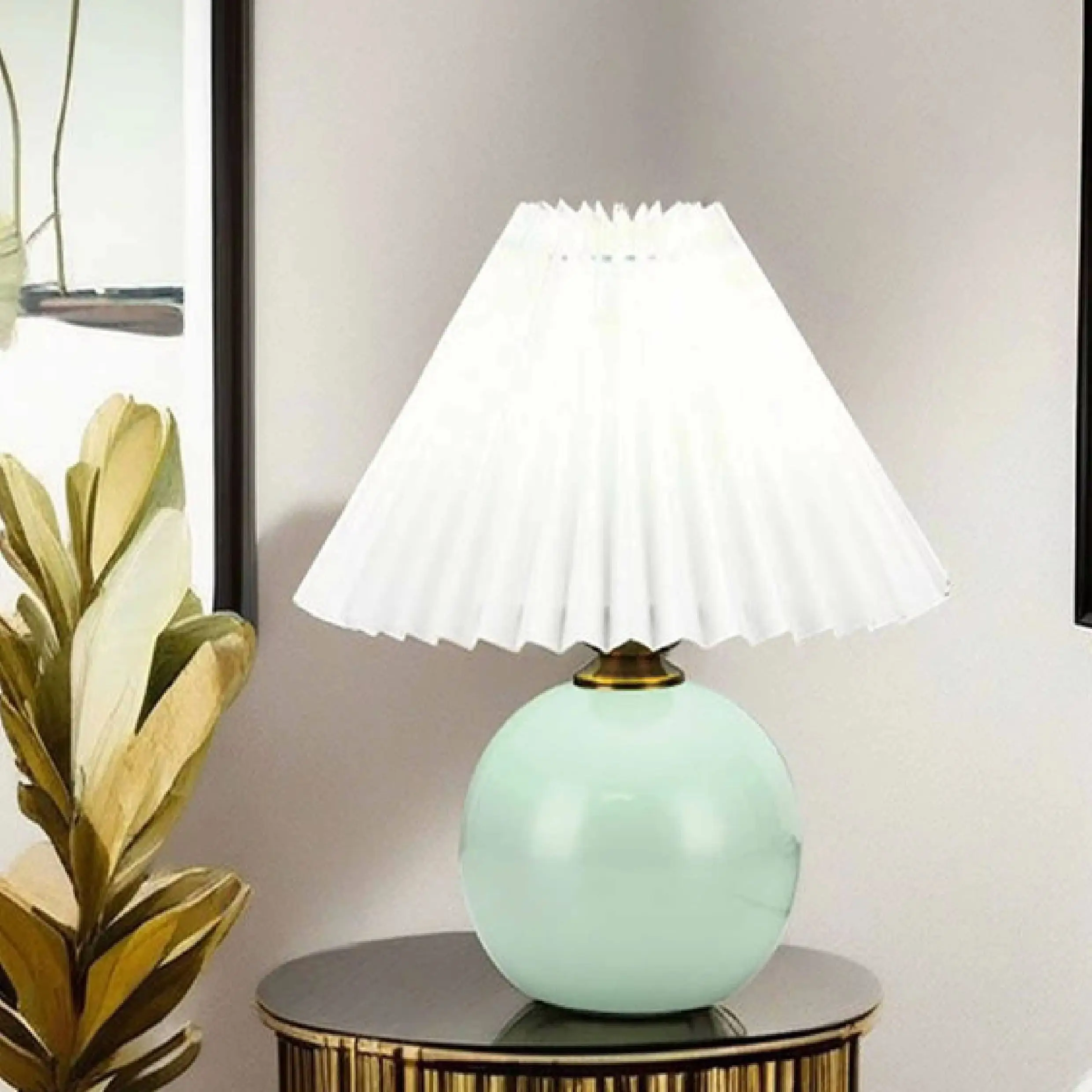 Nordic Pleated Table Lamp LED USB Foldable Bedside Desk Light Art Home Decor - Image 6