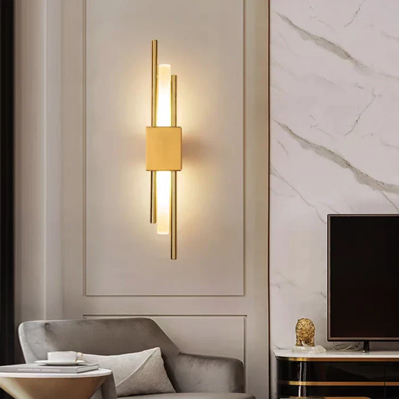 Nordic Rechargeable LED Wall Sconce Plug In Bedroom Bedside Living Room Light - Image 4