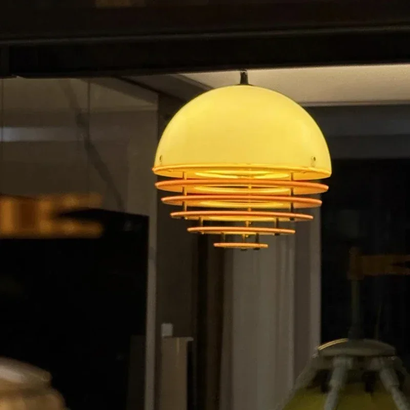 Nordic Sunset Orange Ceiling Light E27 Living Room Island Restaurant Decor - Image 4
