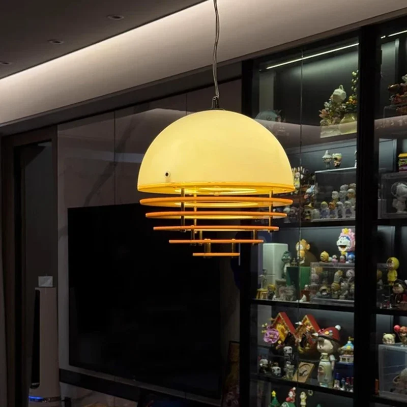 Nordic Sunset Orange Ceiling Light E27 Living Room Island Restaurant Decor - Image 5