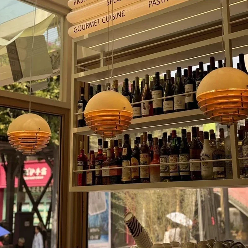 Nordic Sunset Orange Ceiling Light E27 Living Room Island Restaurant Decor - Image 6