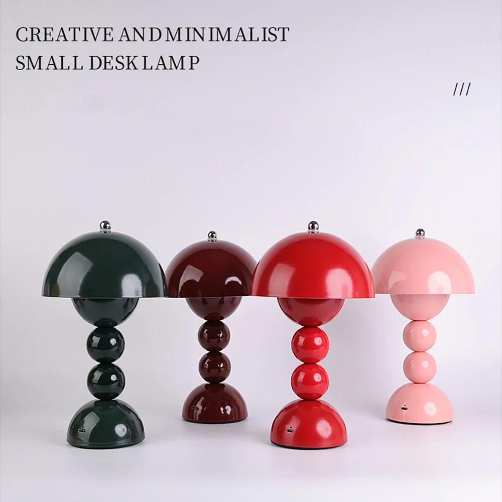 Nordic Touch LED Table Lamp Flower Bud Bedside Desk Light Living Room Decor - Image 2
