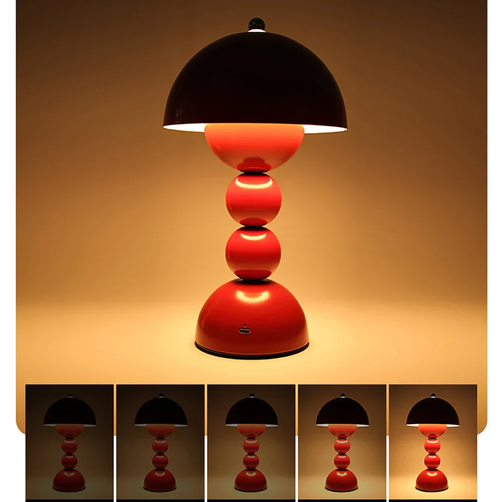 Nordic Touch LED Table Lamp Flower Bud Bedside Desk Light Living Room Decor - Image 5