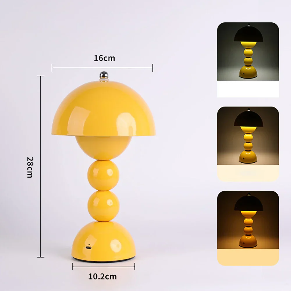 Nordic Touch LED Table Lamp Flower Bud Bedside Desk Light Living Room Decor - Image 7