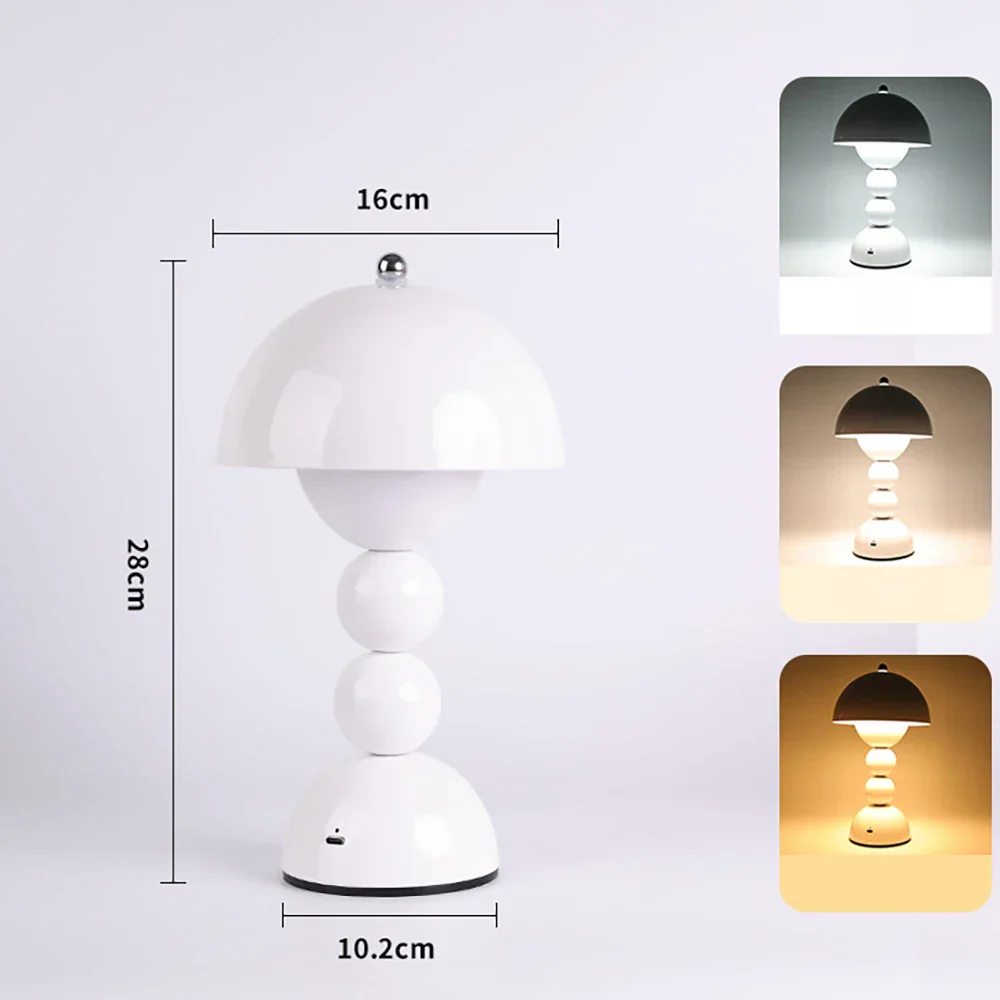Nordic Touch LED Table Lamp Flower Bud Bedside Desk Light Living Room Decor - Image 8