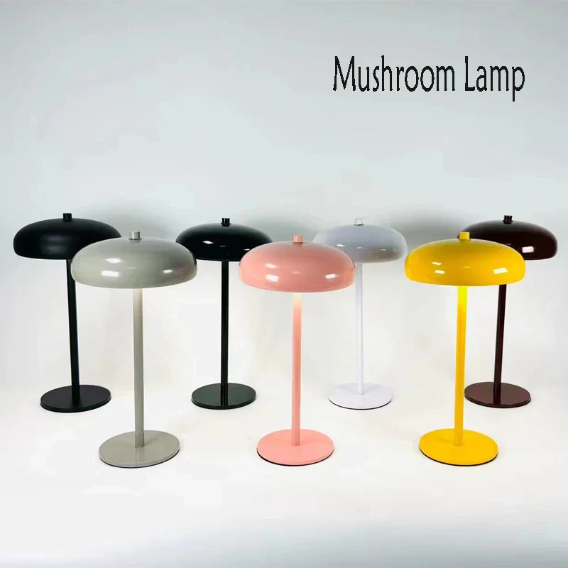 Nordic Touch LED Table Lamp Rechargeable Bedside Night Light Desk Decor - Image 3