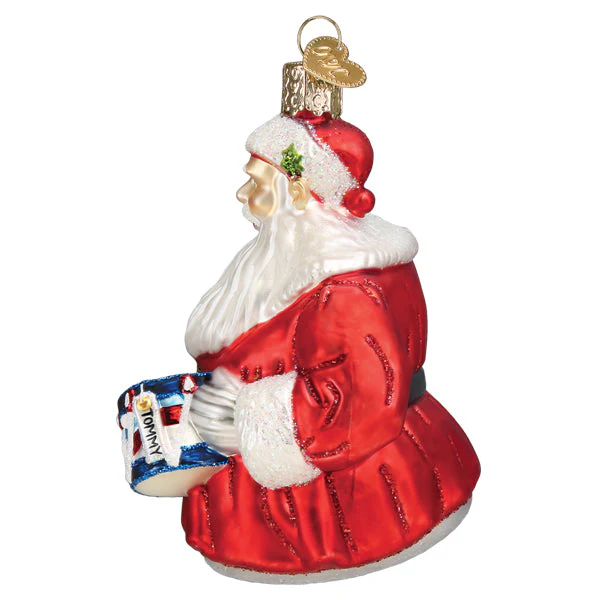 Norman Rockwell Iconic Santa Ornament - Image 5