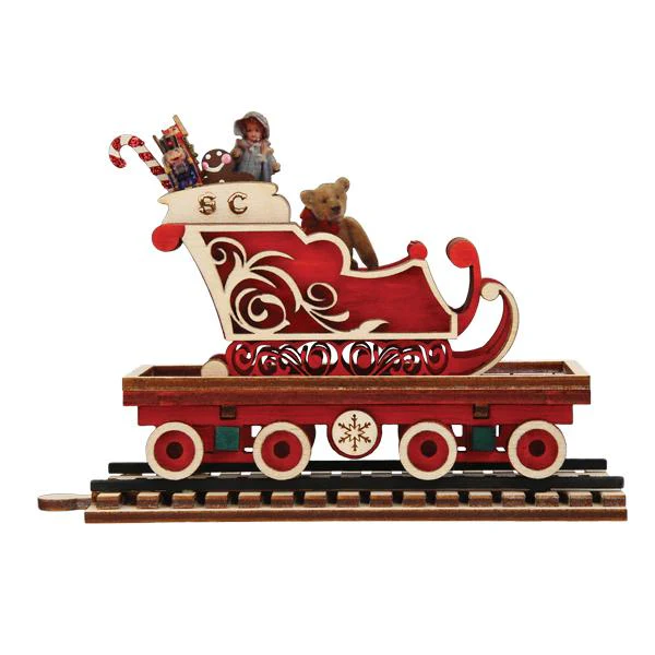 North Pole Express Sleigh Car Ornament - Image 2