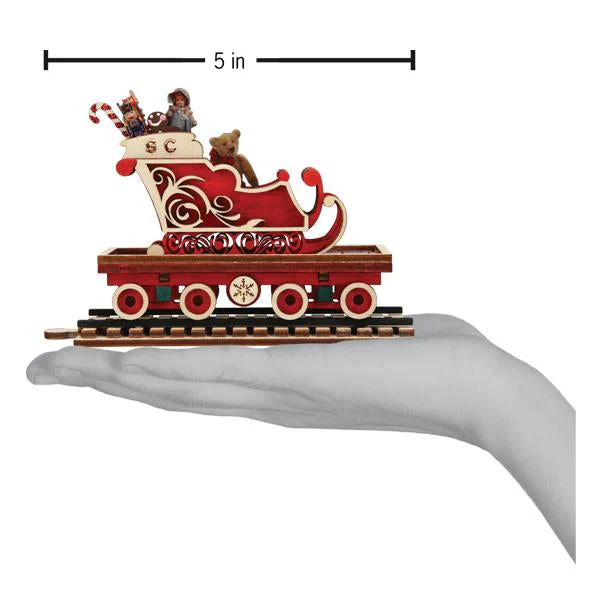 North Pole Express Sleigh Car Ornament - Image 3