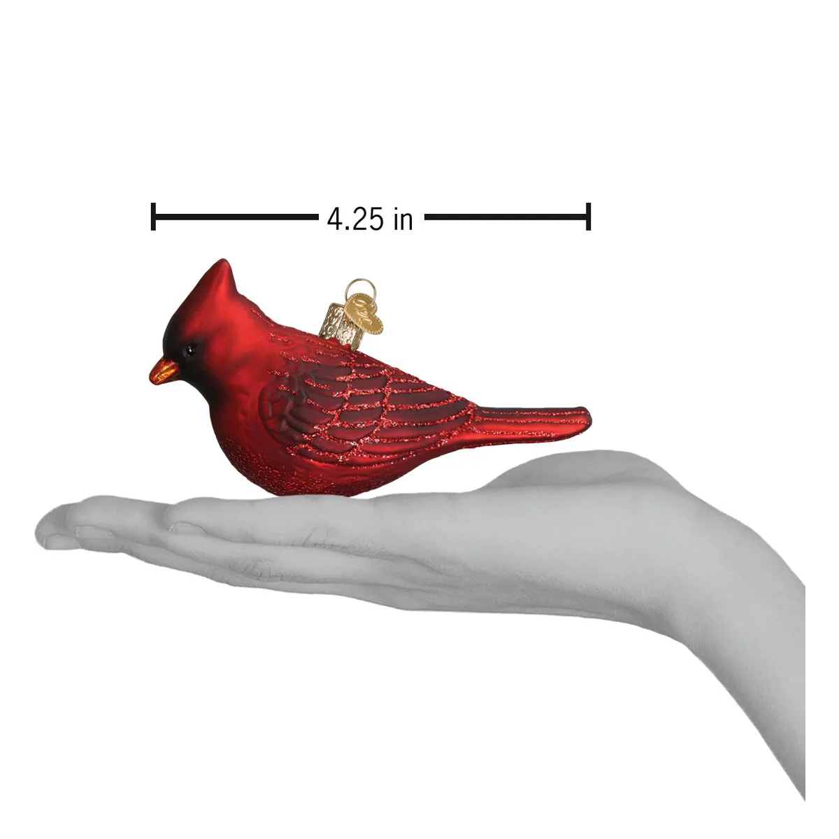 Northern Cardinal Ornament by Old World Christmas - Image 6