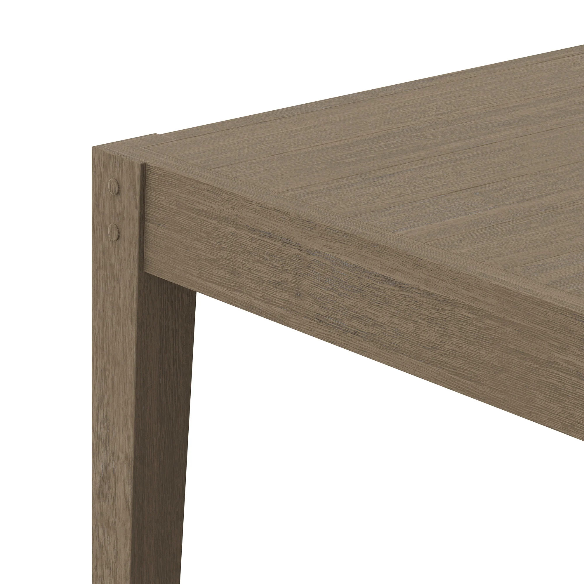Northlake 83" Rectangular Outdoor Patio Teak Dining Table - Image 7