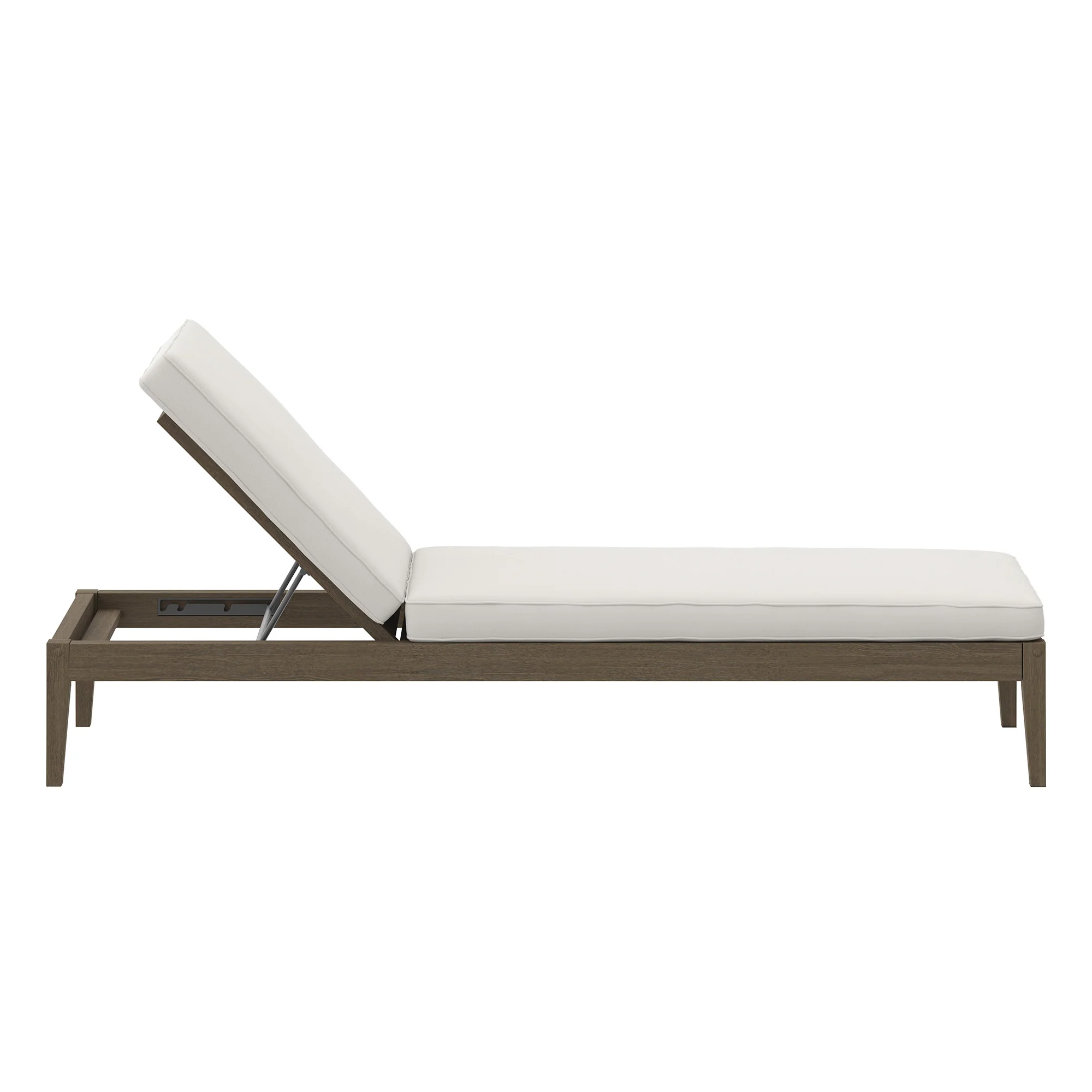 Northlake Outdoor Patio Teak Chaise Lounge by Modway - Image 4