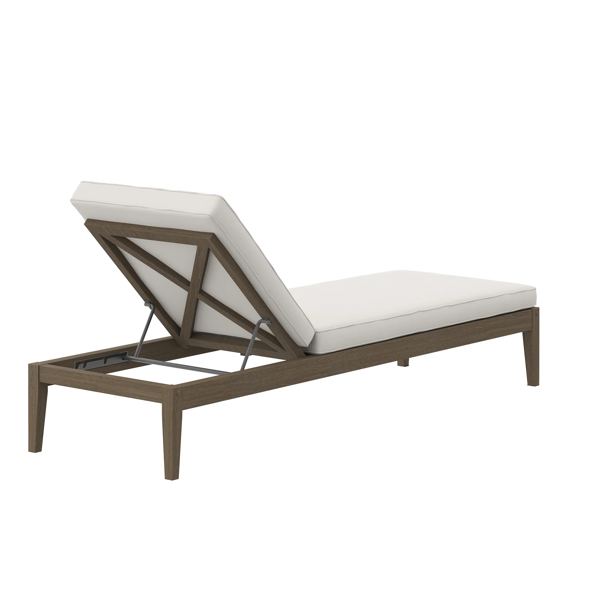 Northlake Outdoor Patio Teak Chaise Lounge by Modway - Image 5