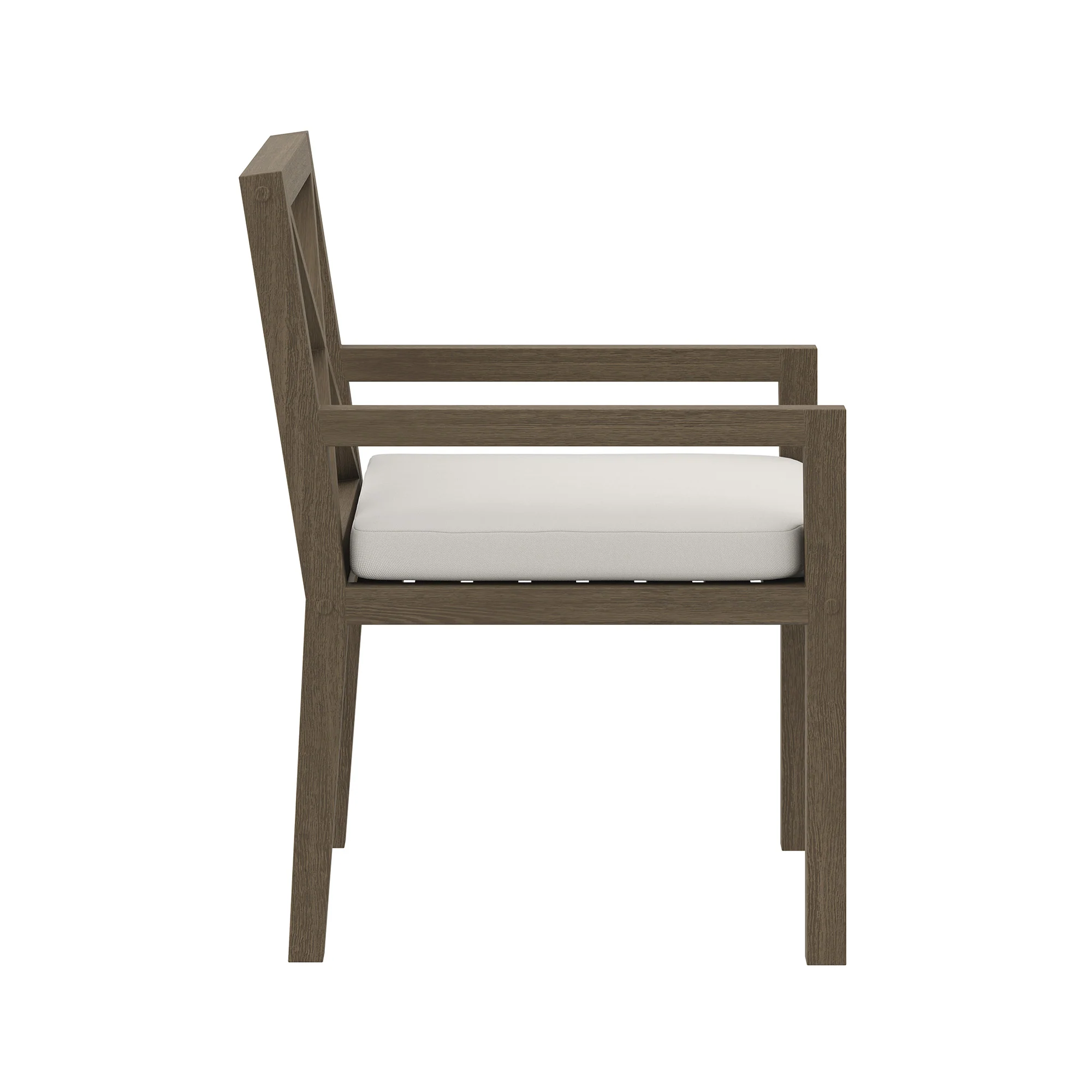 Northlake Outdoor Patio Teak Dining Armchair - Image 4