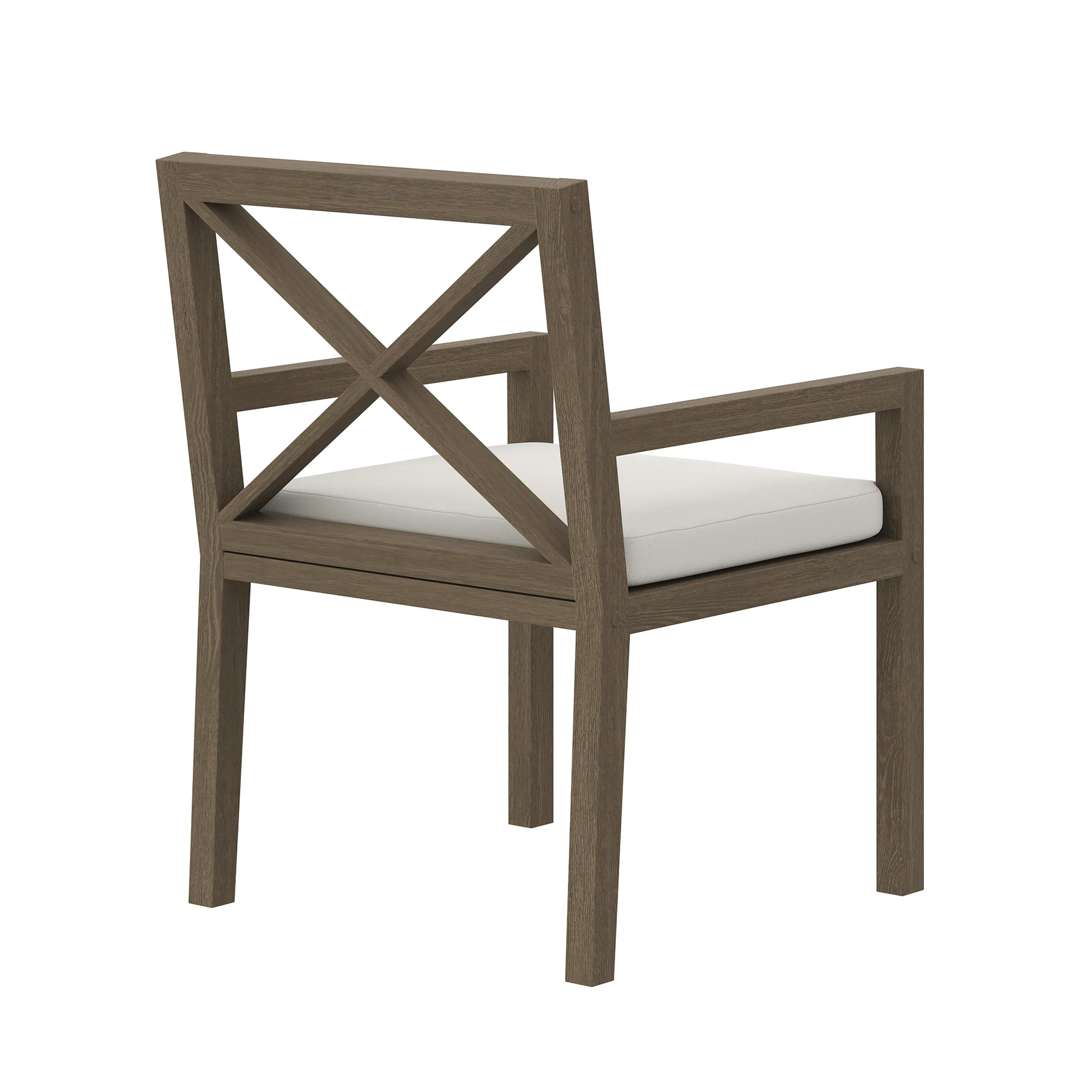Northlake Outdoor Patio Teak Dining Armchair - Image 5