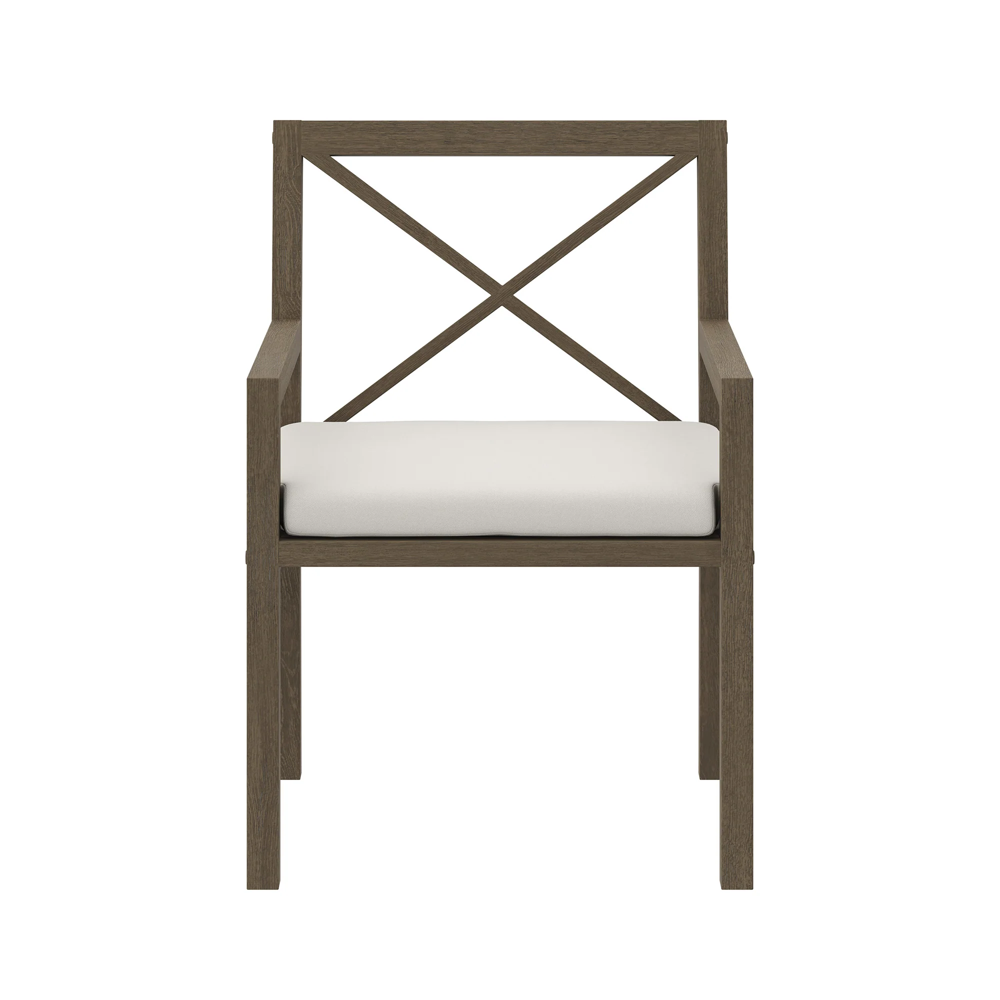Northlake Outdoor Patio Teak Dining Armchair - Image 6