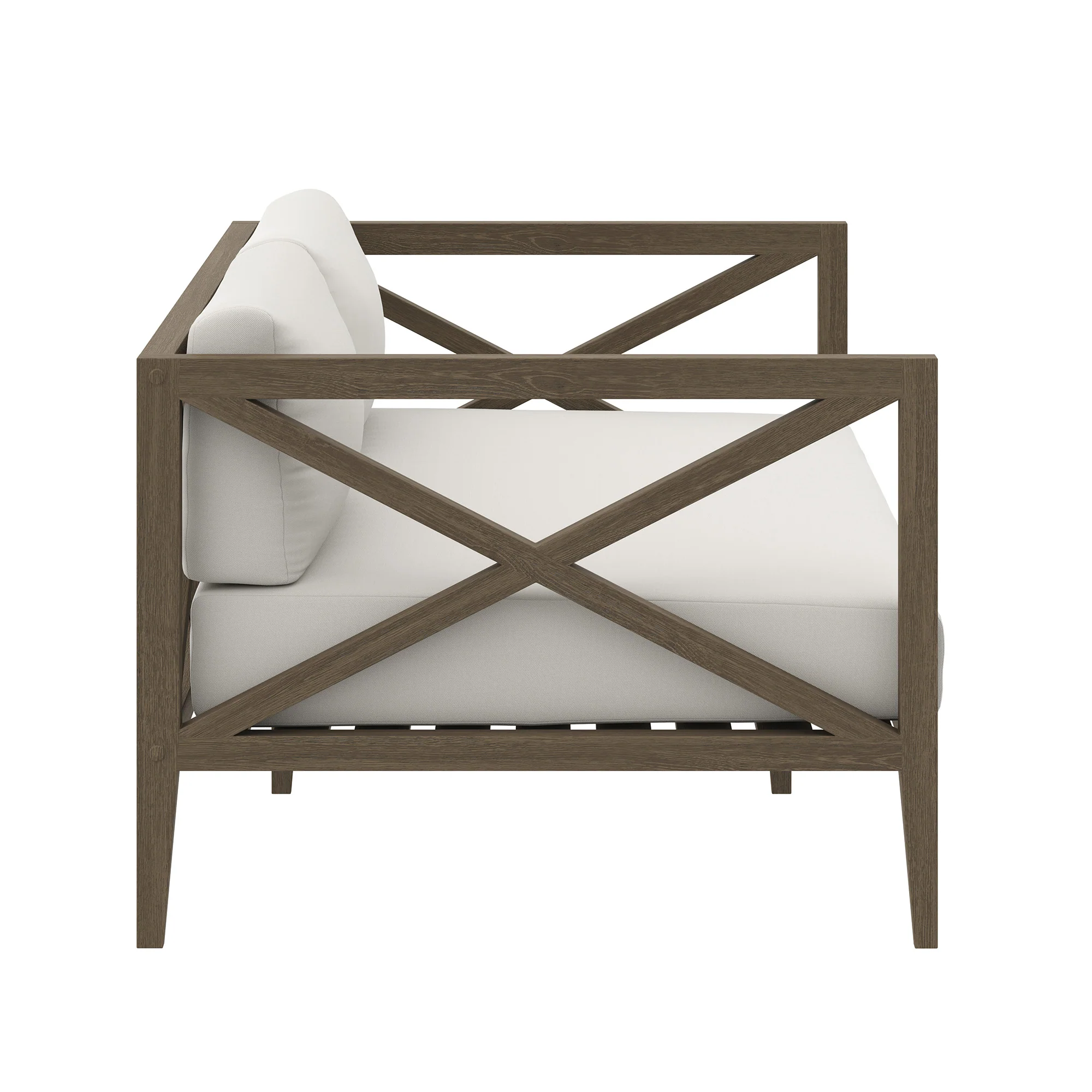 Northlake Outdoor Patio Teak Loveseat by Modway - Image 4