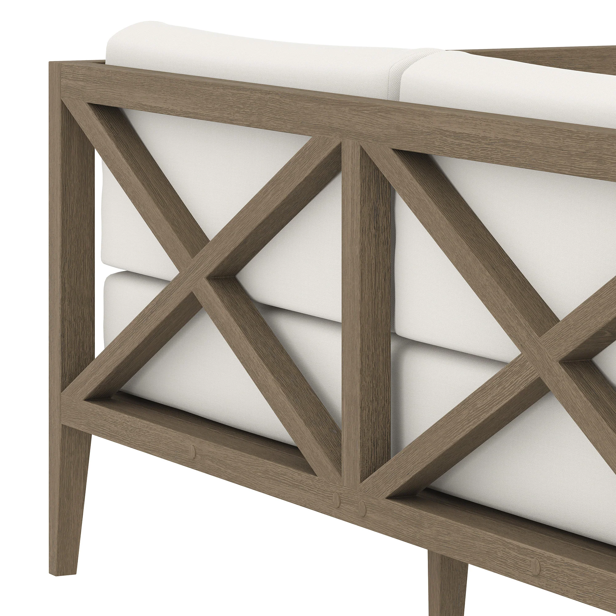 Northlake Outdoor Patio Teak Loveseat by Modway - Image 7