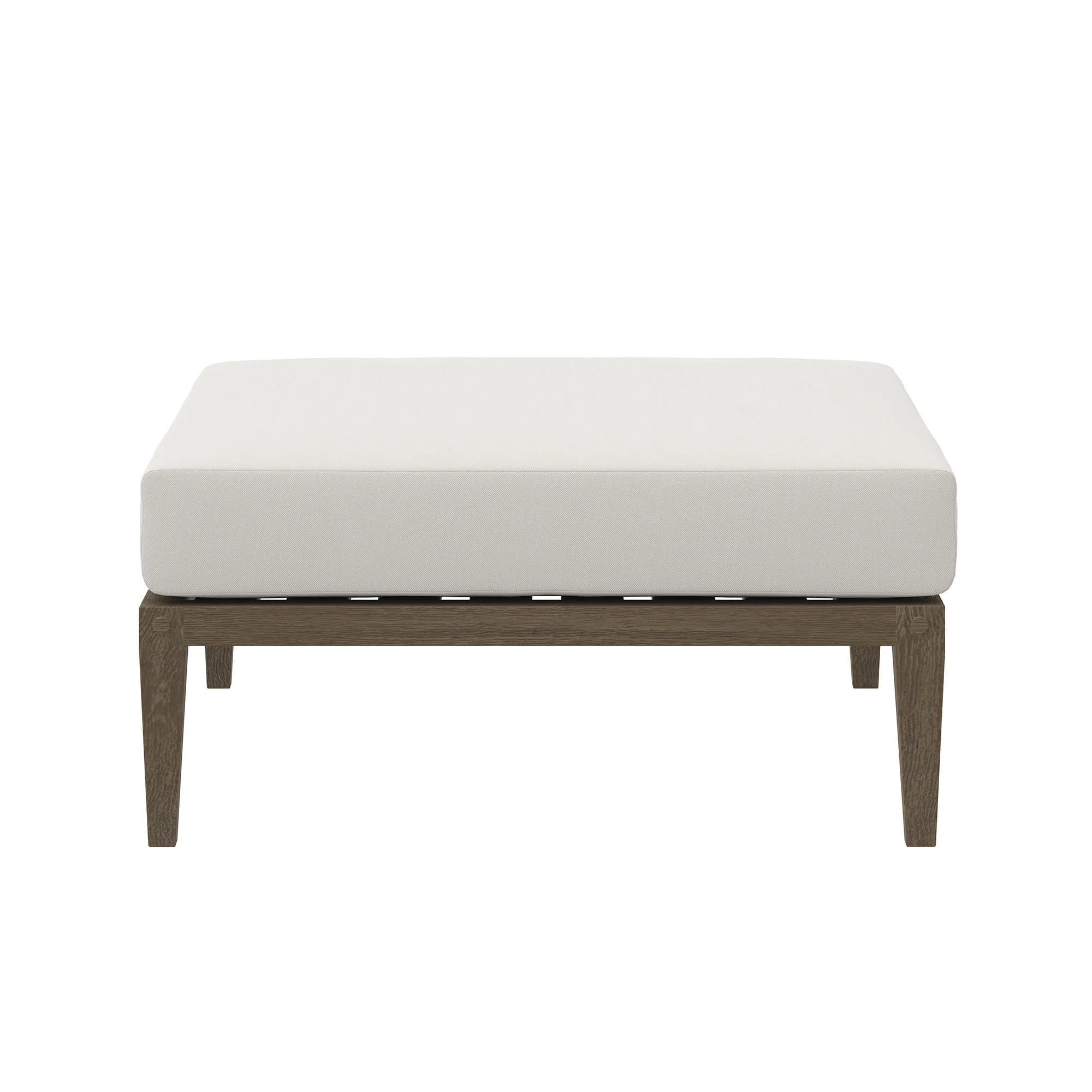 Northlake Outdoor Patio Teak Ottoman by Modway - Image 4