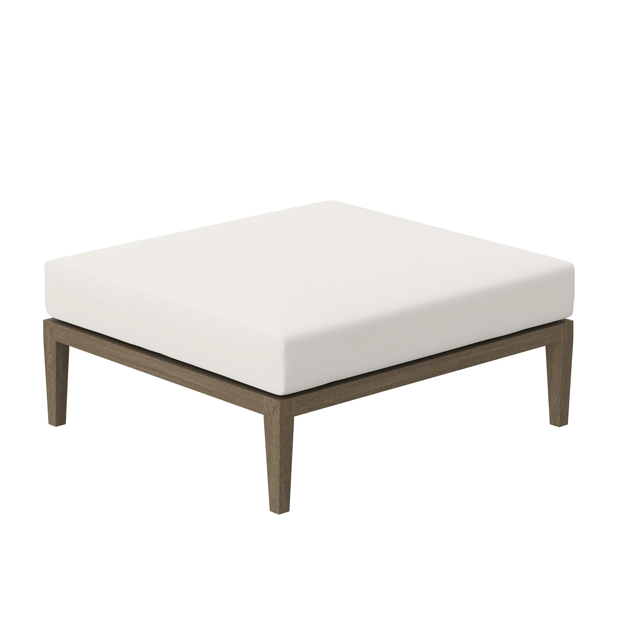 Northlake Outdoor Patio Teak Ottoman by Modway - Image 5