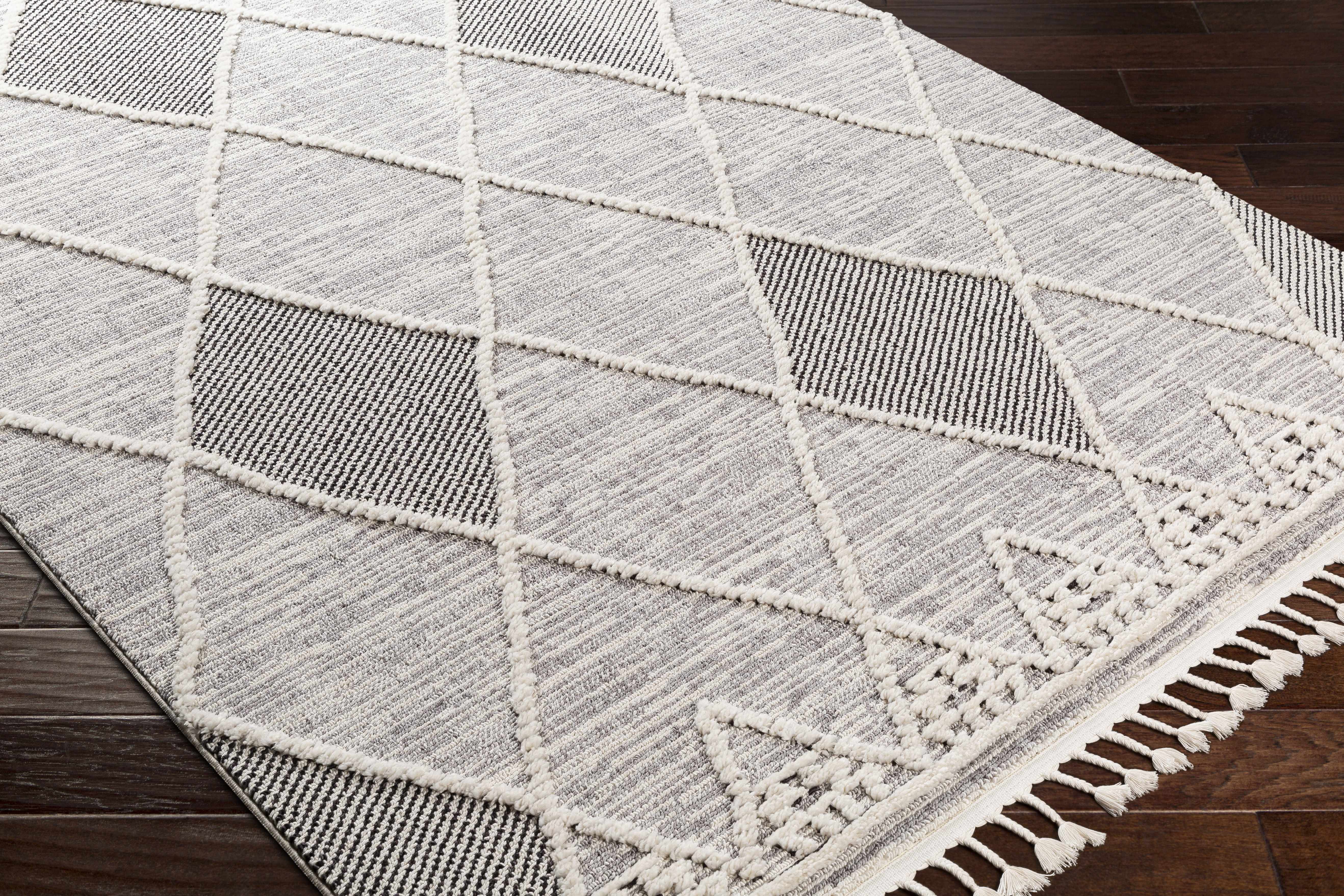 Norvelt High/Low Pile Rug with Tassels - Image 10