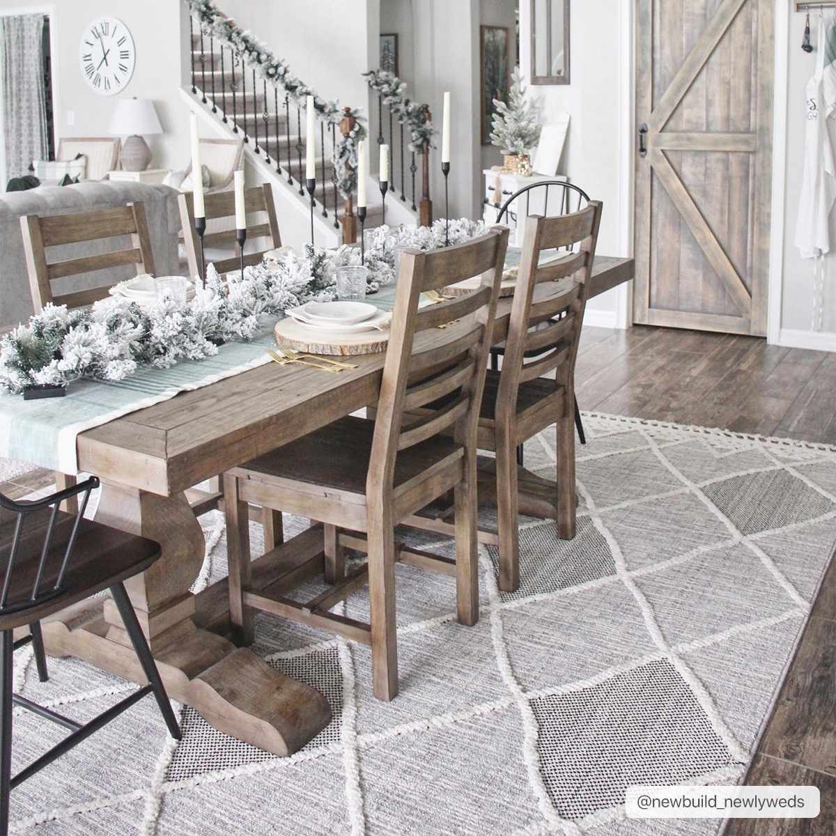 Norvelt High/Low Pile Rug with Tassels - Image 3