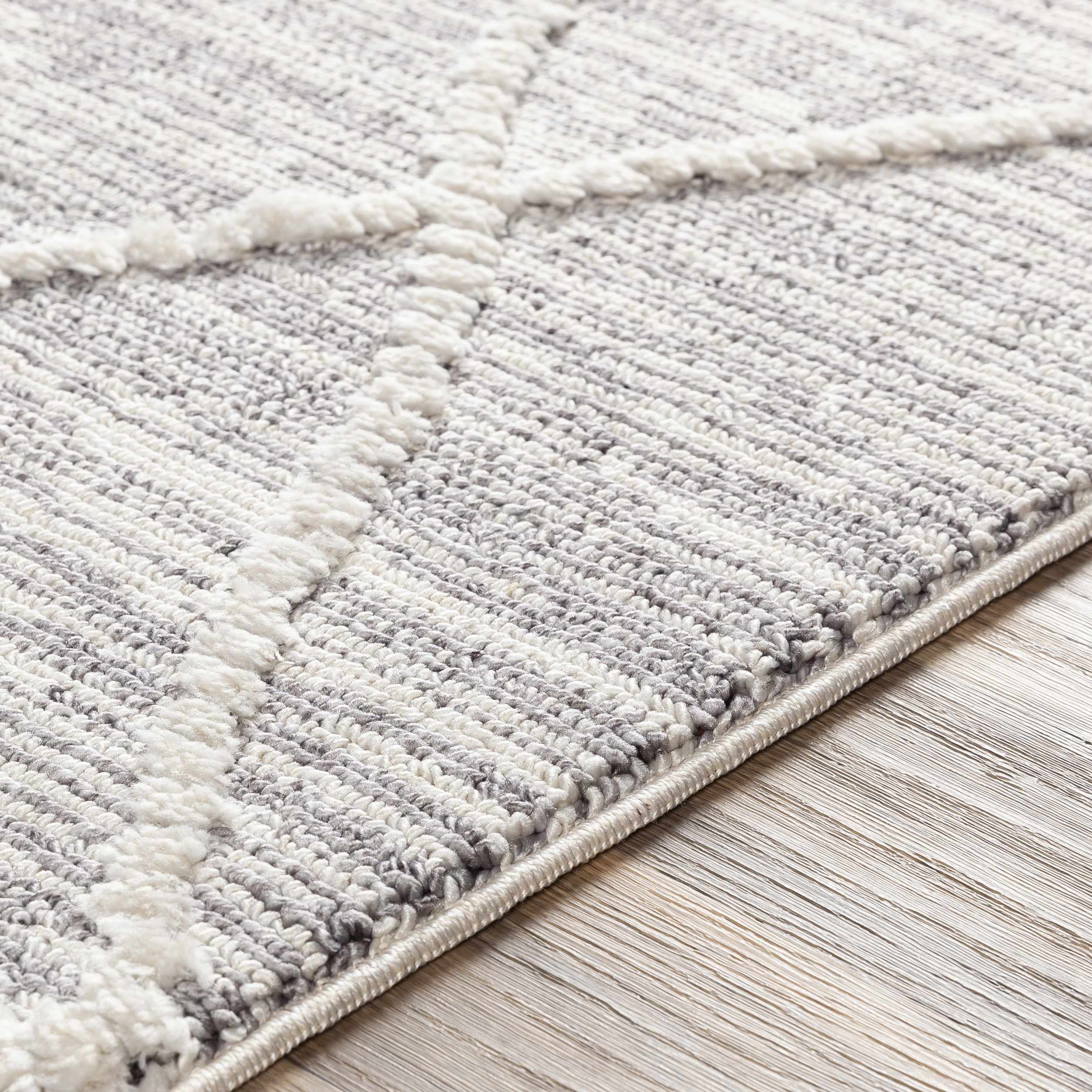 Norvelt High/Low Pile Rug with Tassels - Image 8