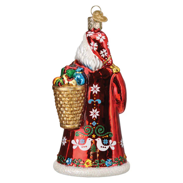 Norwegian Santa Ornament by Old World Christmas - Image 4