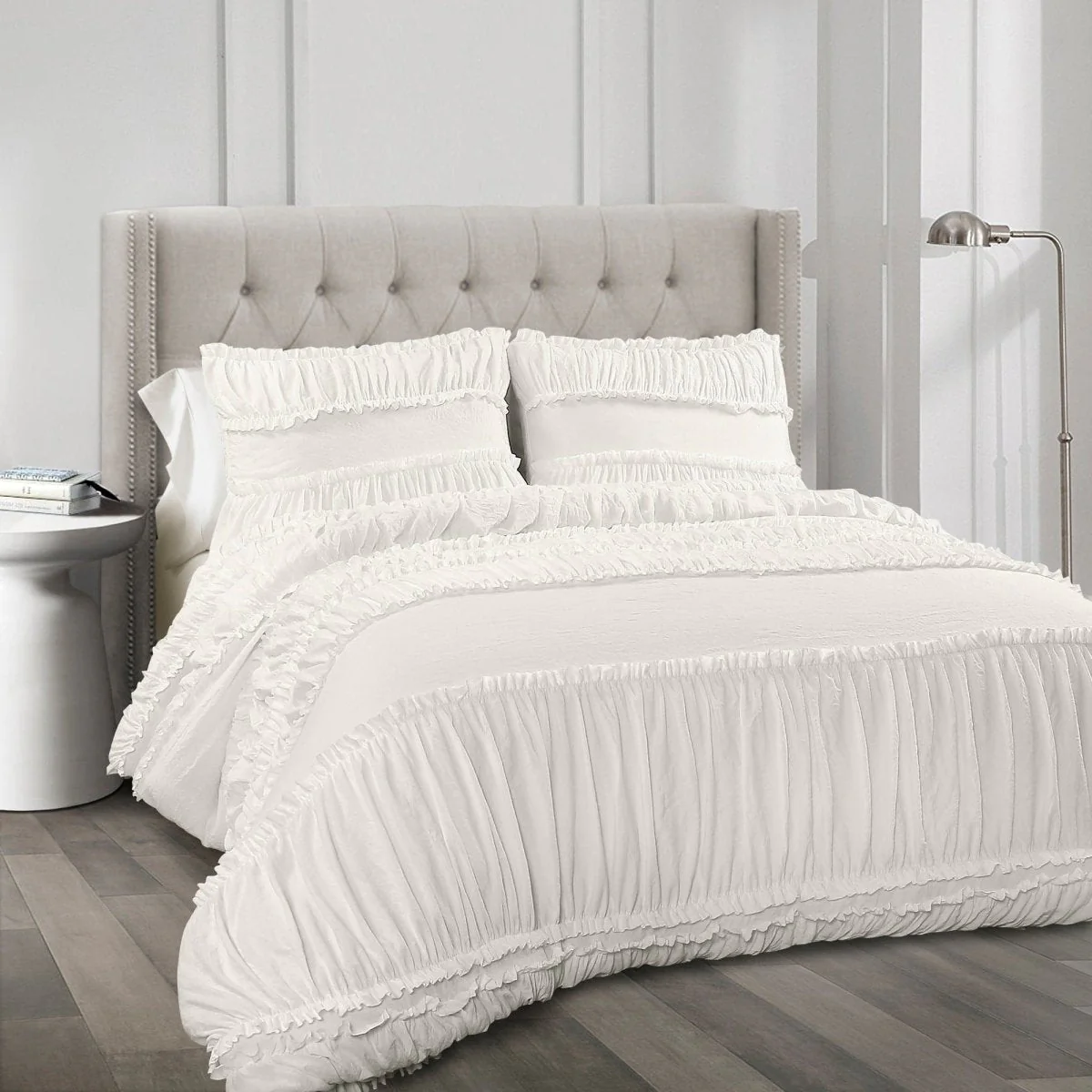 Nova Ruffle 3 Piece Comforter Set - Image 2