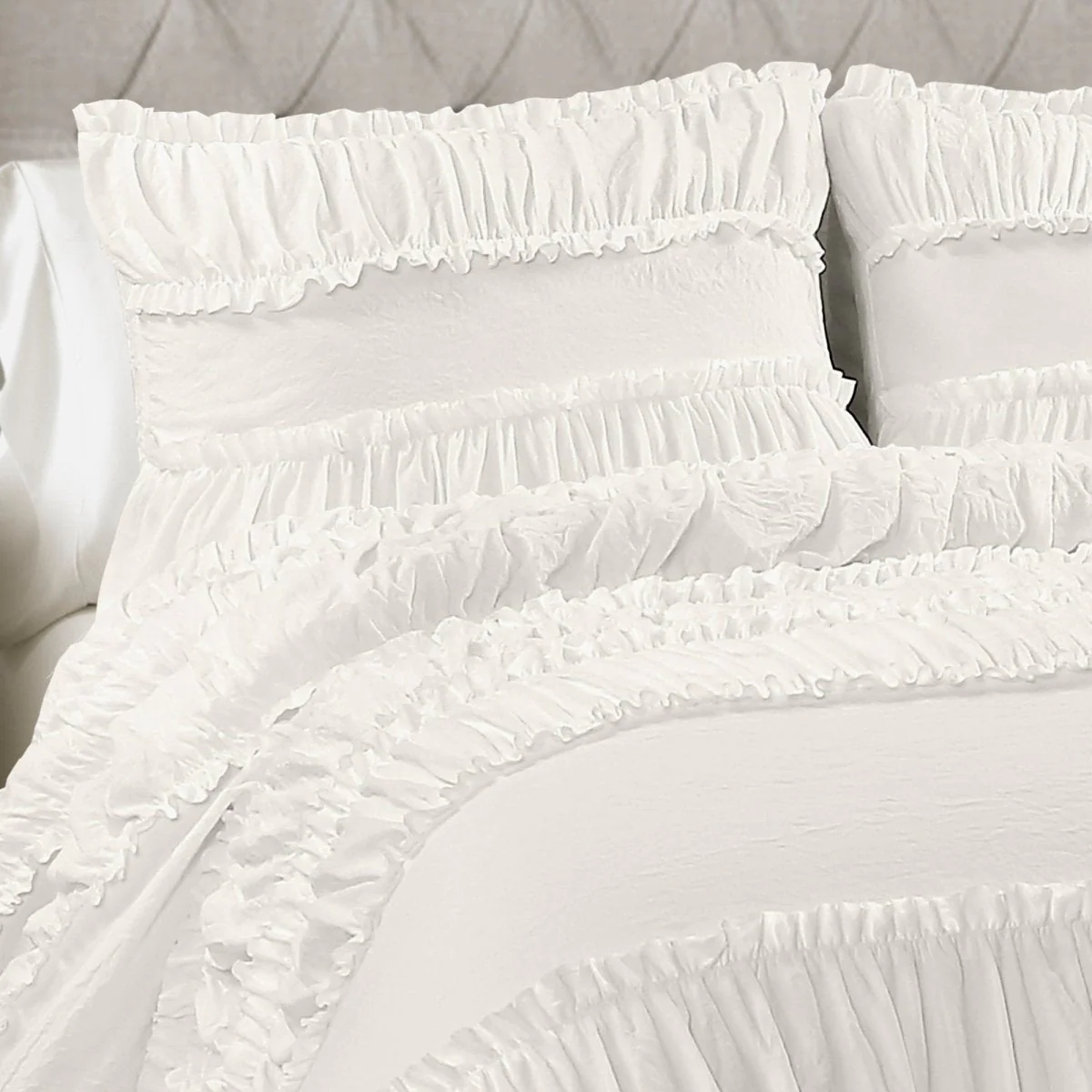 Nova Ruffle 3 Piece Comforter Set - Image 3