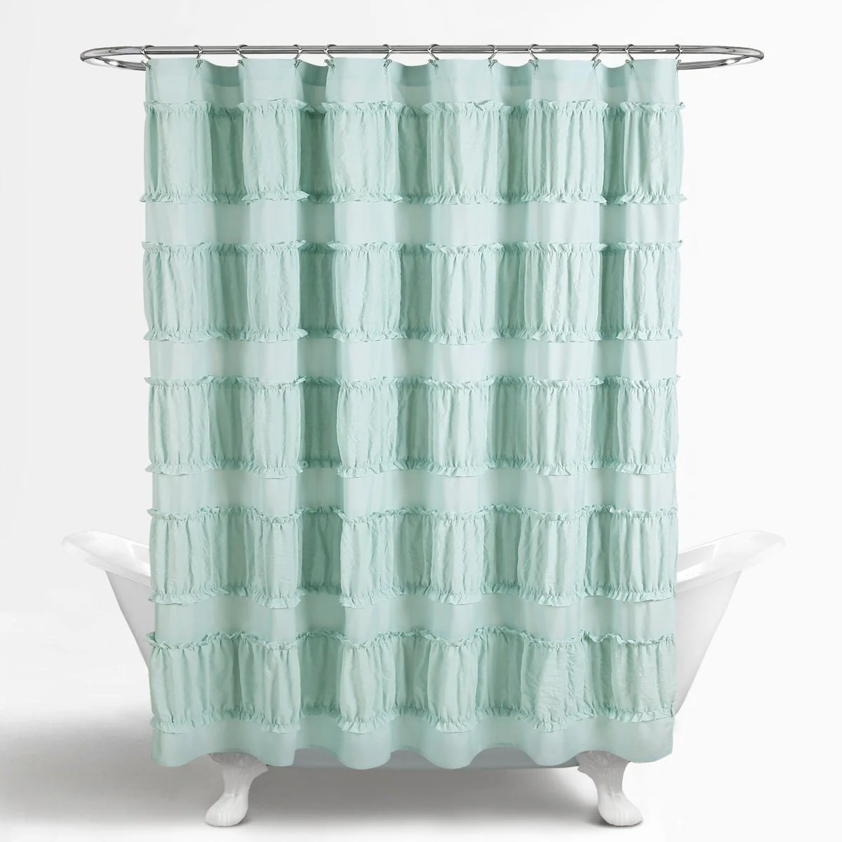 Nova Ruffle Shower Curtain - Image 11
