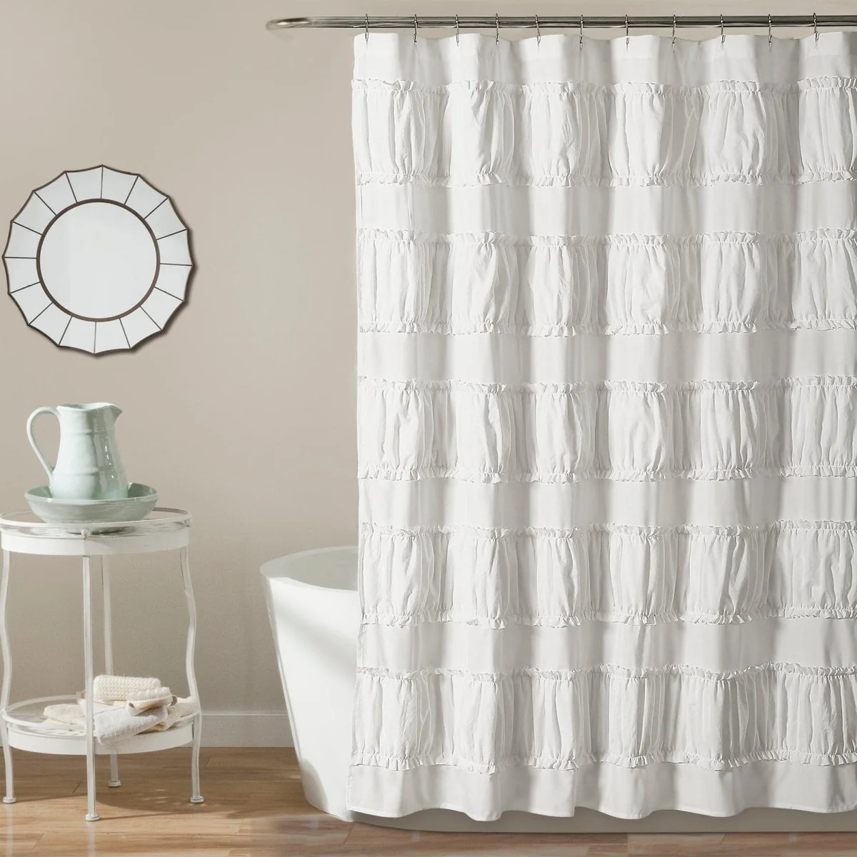 Nova Ruffle Shower Curtain - Image 14