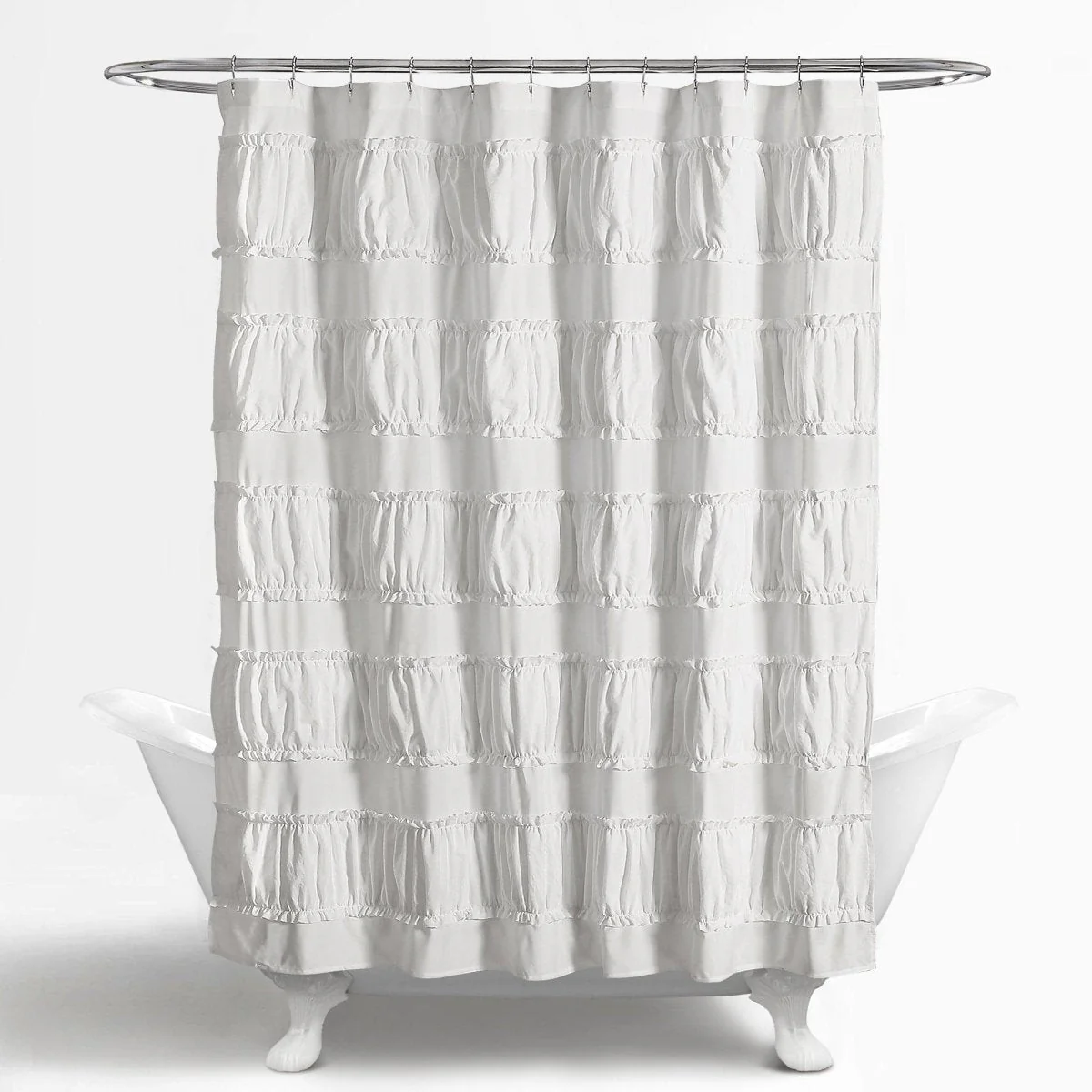 Nova Ruffle Shower Curtain - Image 15