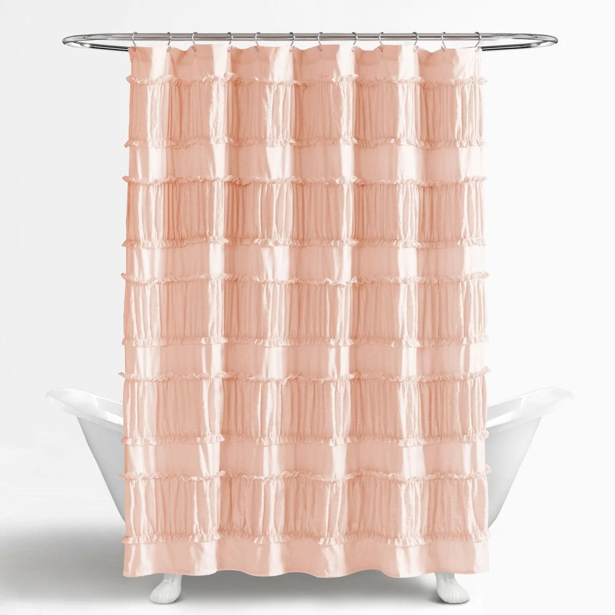 Nova Ruffle Shower Curtain - Image 2