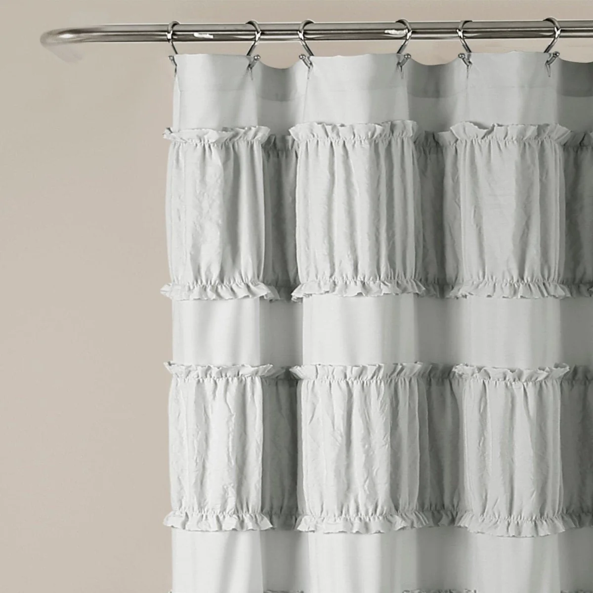 Nova Ruffle Shower Curtain - Image 9