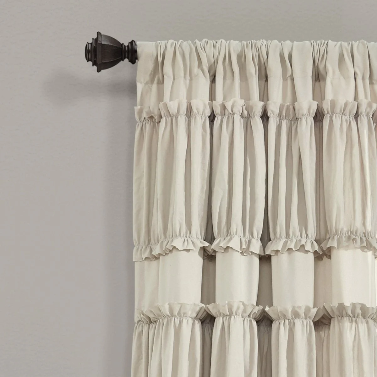 Nova Ruffle Window Curtain Panel Set - Image 6