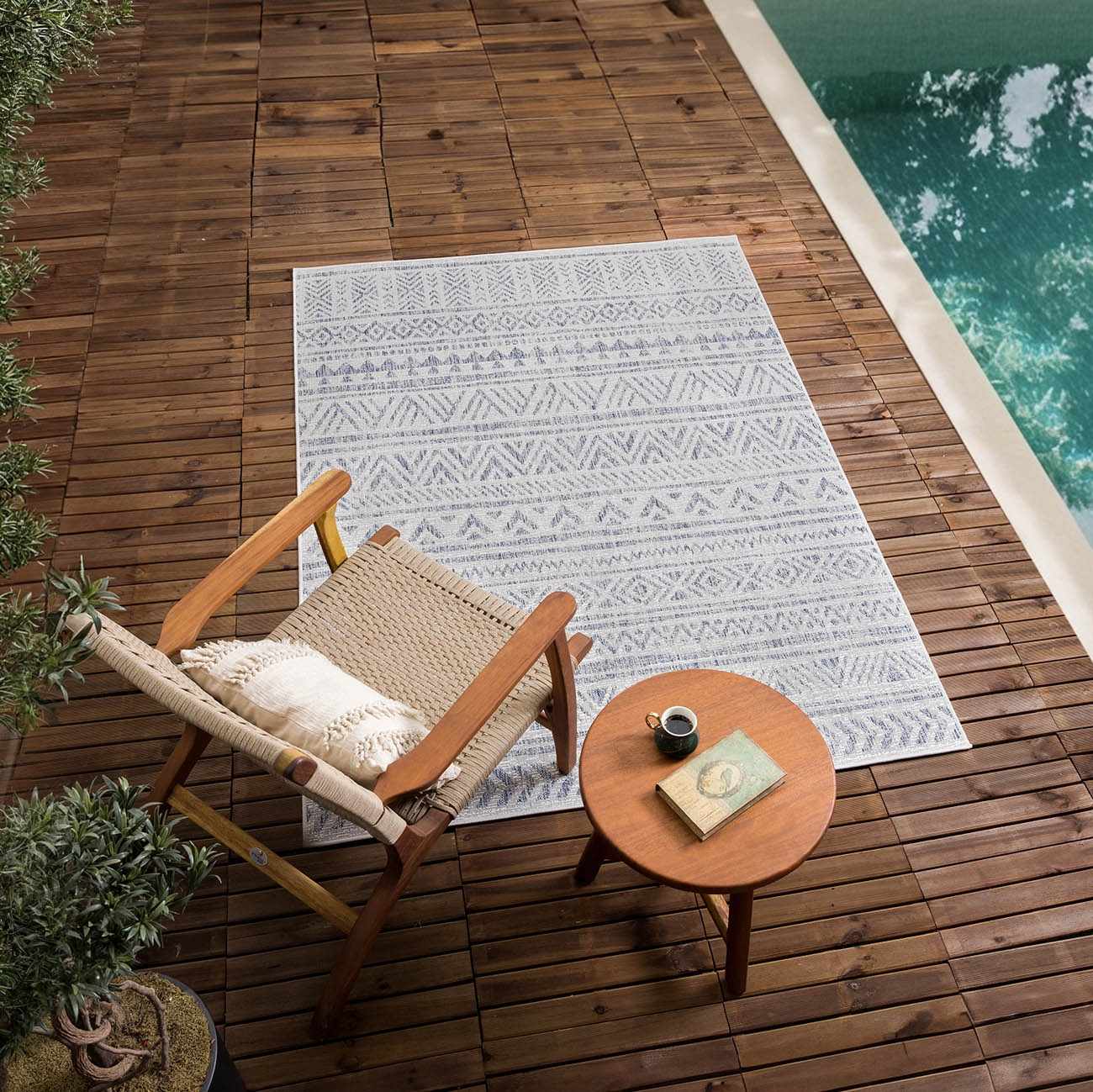 Novato Gray All Over Pattern Performance Rug - Image 13