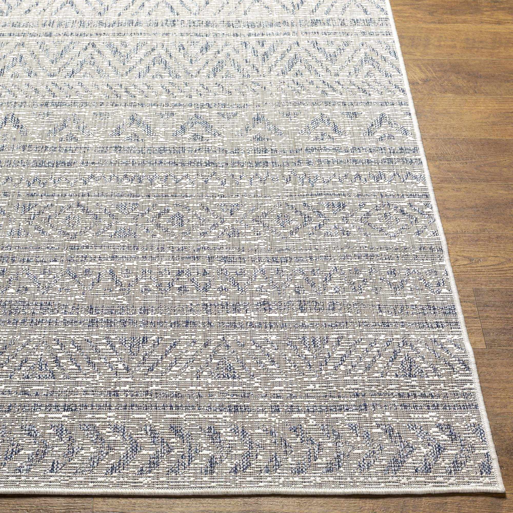 Novato Gray All Over Pattern Performance Rug - Image 5