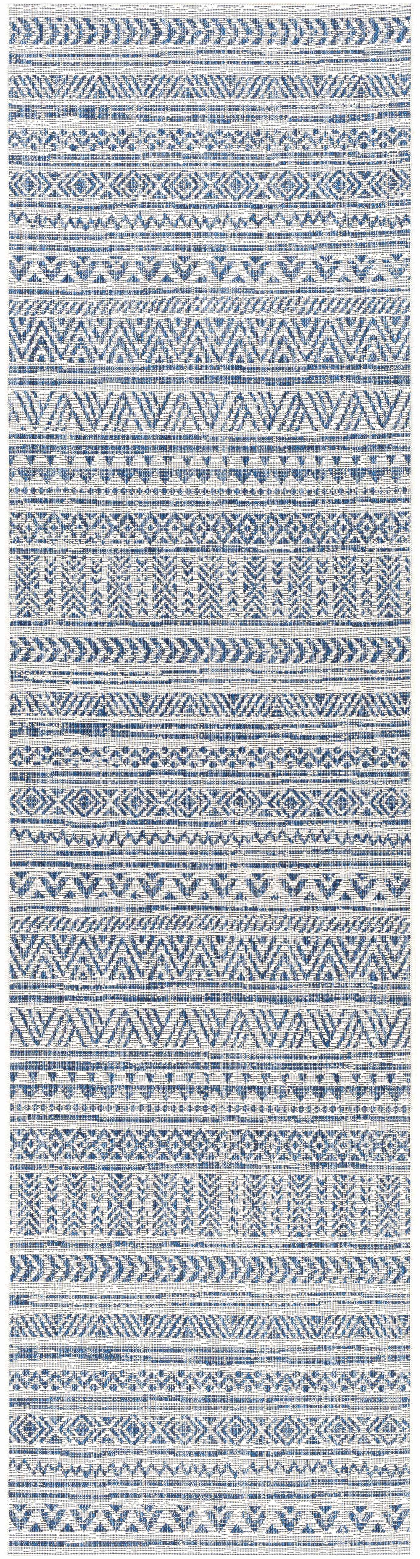 Novato Navy All Over Pattern Performance Rug - Image 11