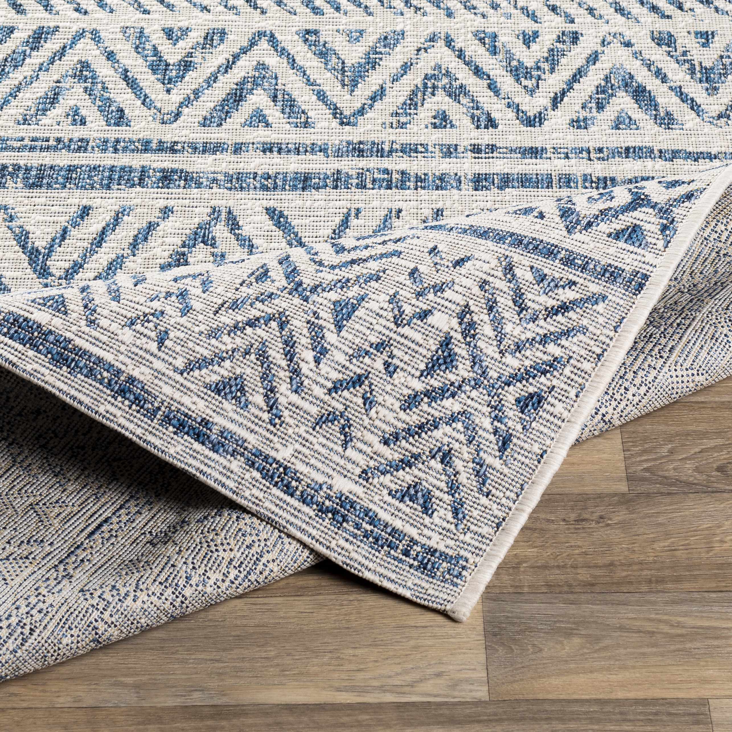 Novato Navy All Over Pattern Performance Rug - Image 5