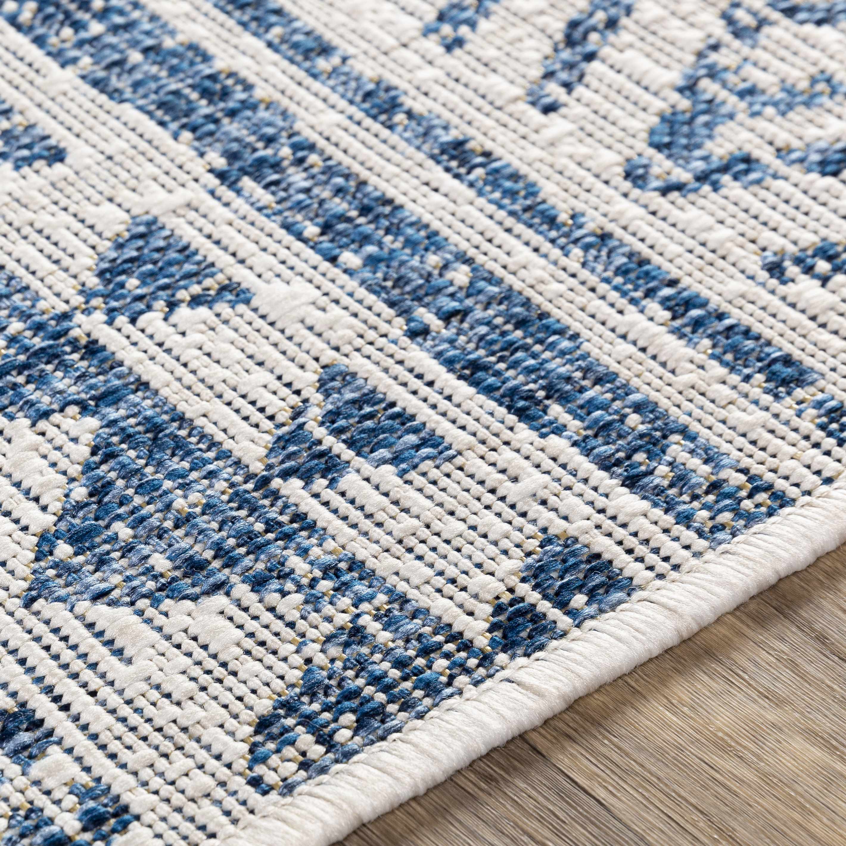 Novato Navy All Over Pattern Performance Rug - Image 8