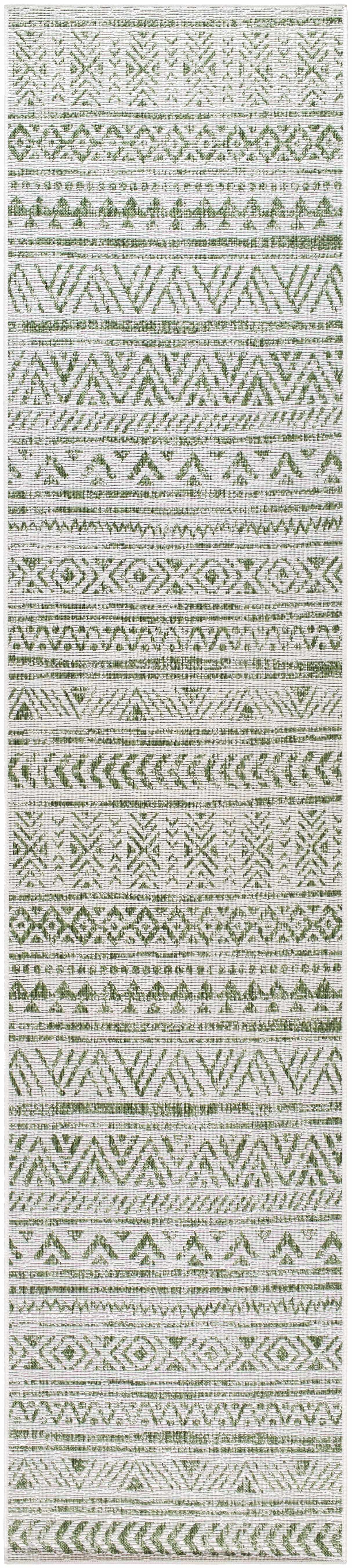 Novato Olive All Over Pattern Performance Rug - Image 7