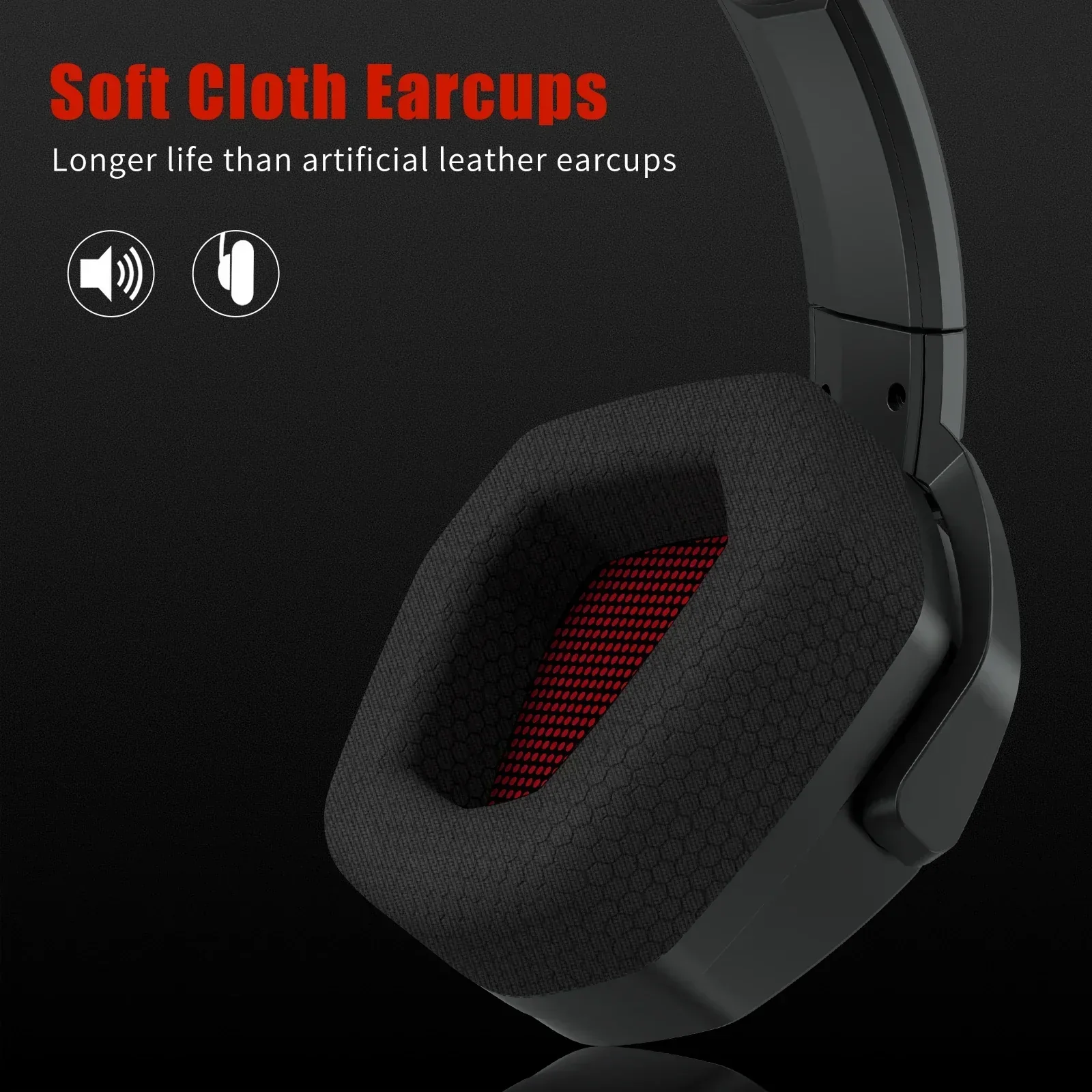 NUBWO G06 Wireless Gaming Headset Bluetooth 5.3 PS5 PC Noise Cancelling - Image 17