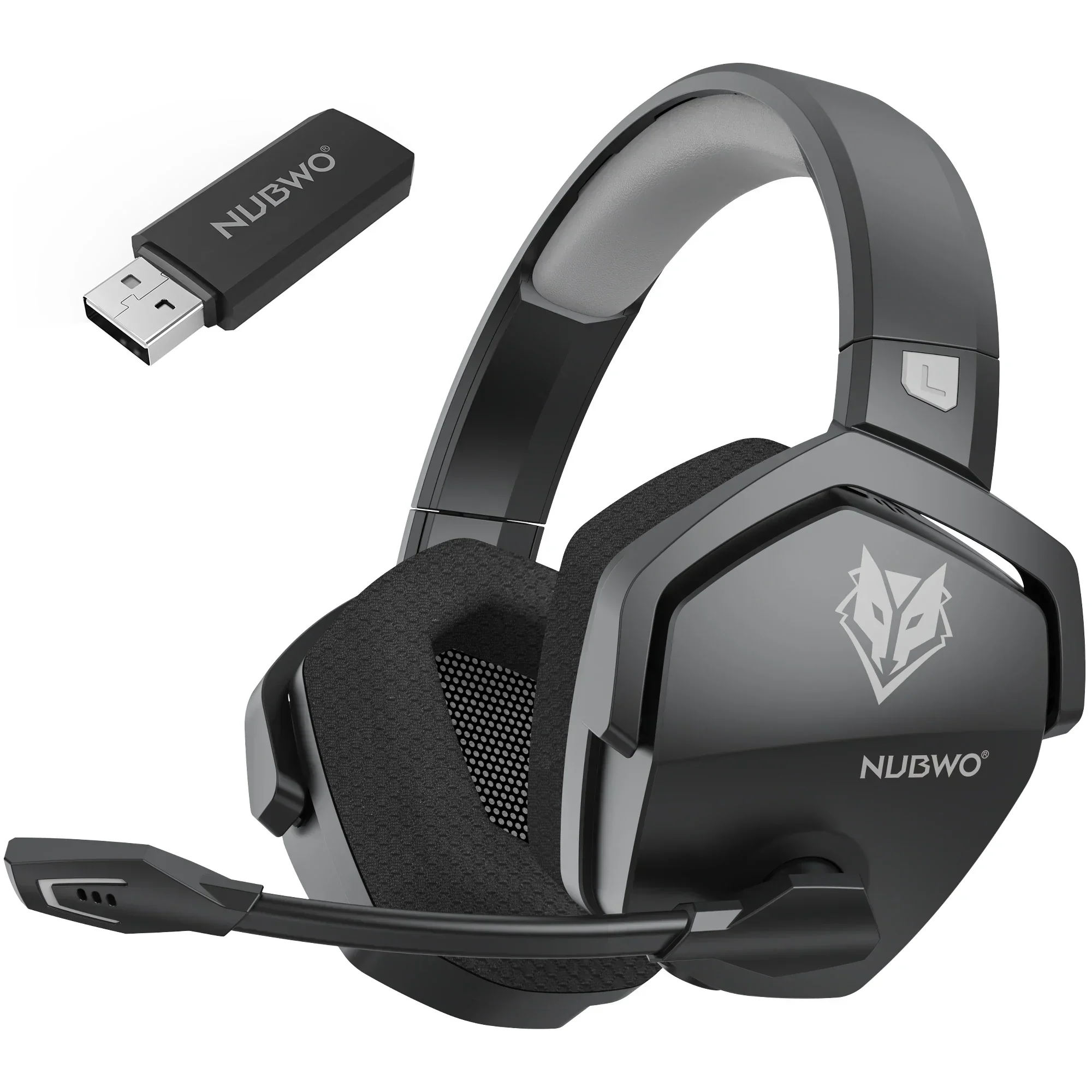 NUBWO G06 Wireless Gaming Headset Bluetooth 5.3 PS5 PC Noise Cancelling - Image 19