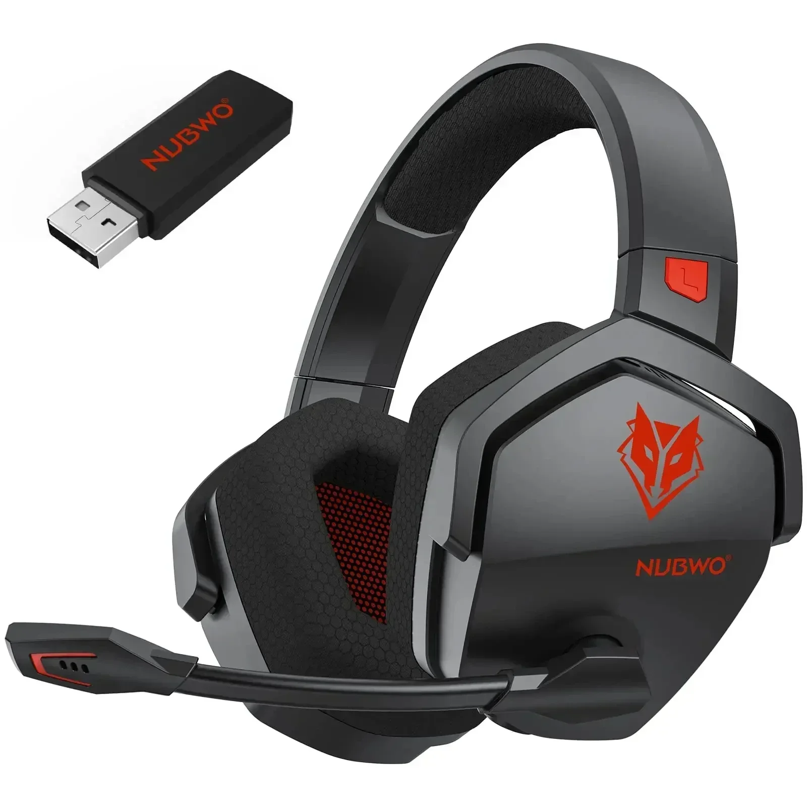 NUBWO G06 Wireless Gaming Headset Bluetooth 5.3 PS5 PC Noise Cancelling - Image 20