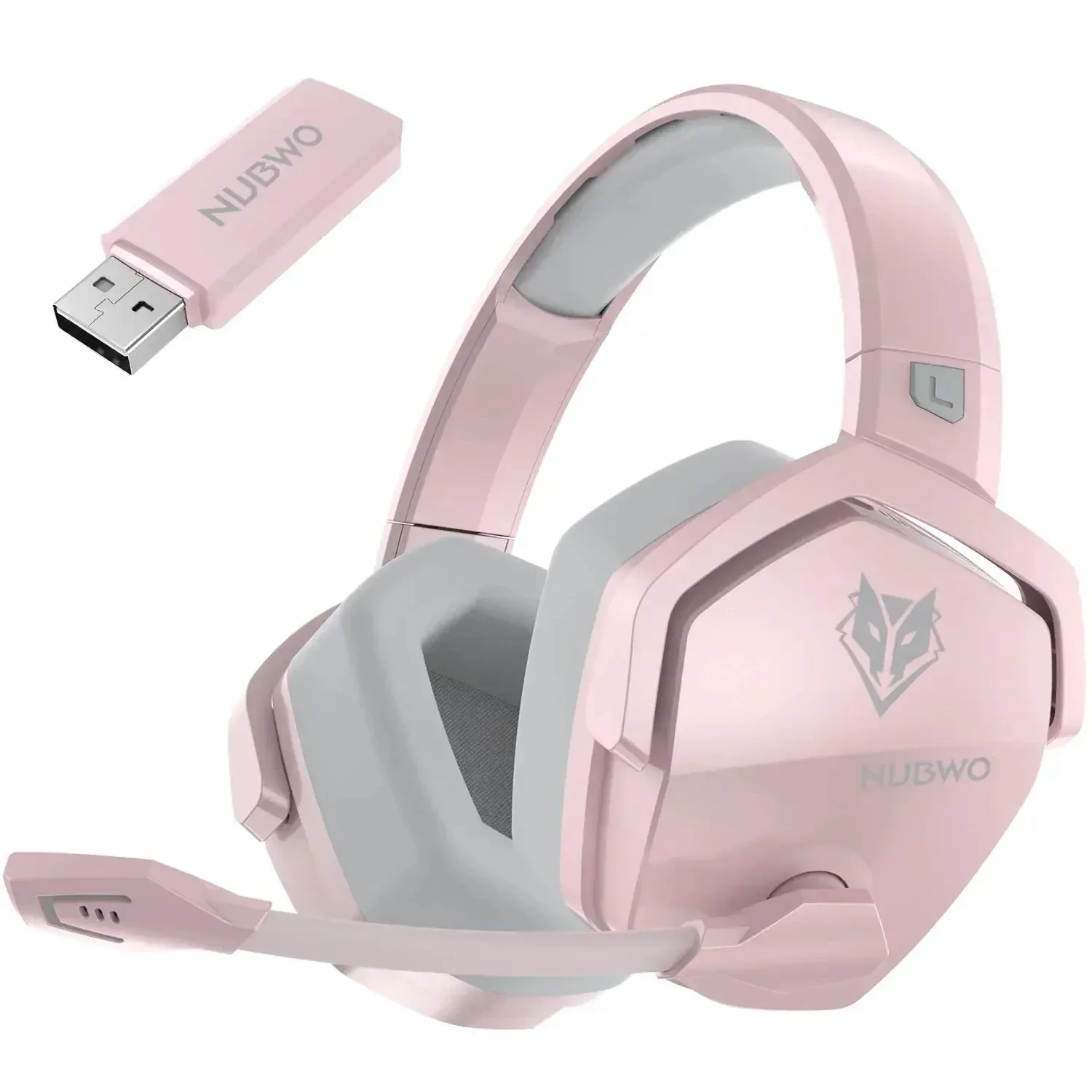 NUBWO G06 Wireless Gaming Headset Bluetooth 5.3 PS5 PC Noise Cancelling - Image 21