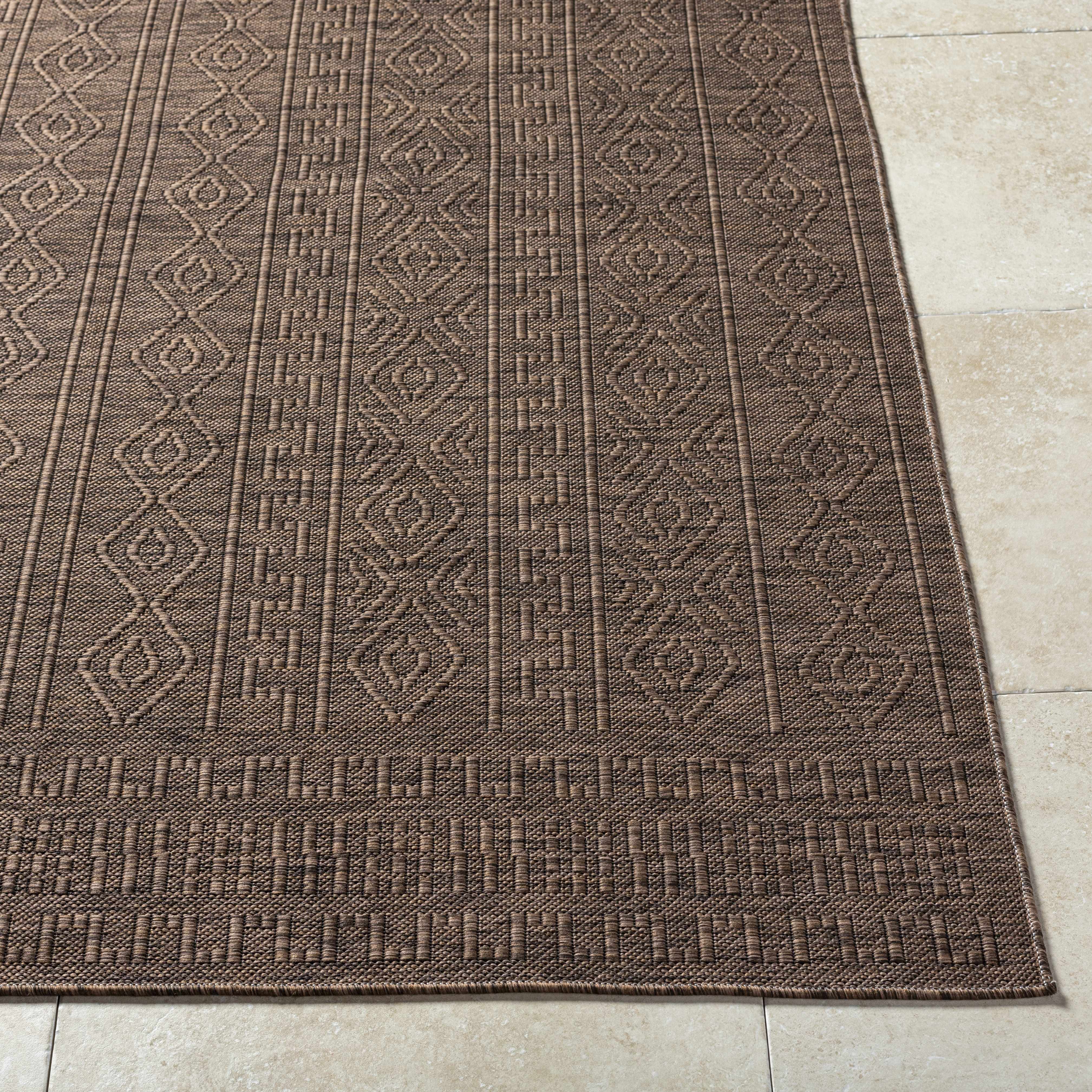 Nuela Dark Brown Area Rug - Clearance - Image 3