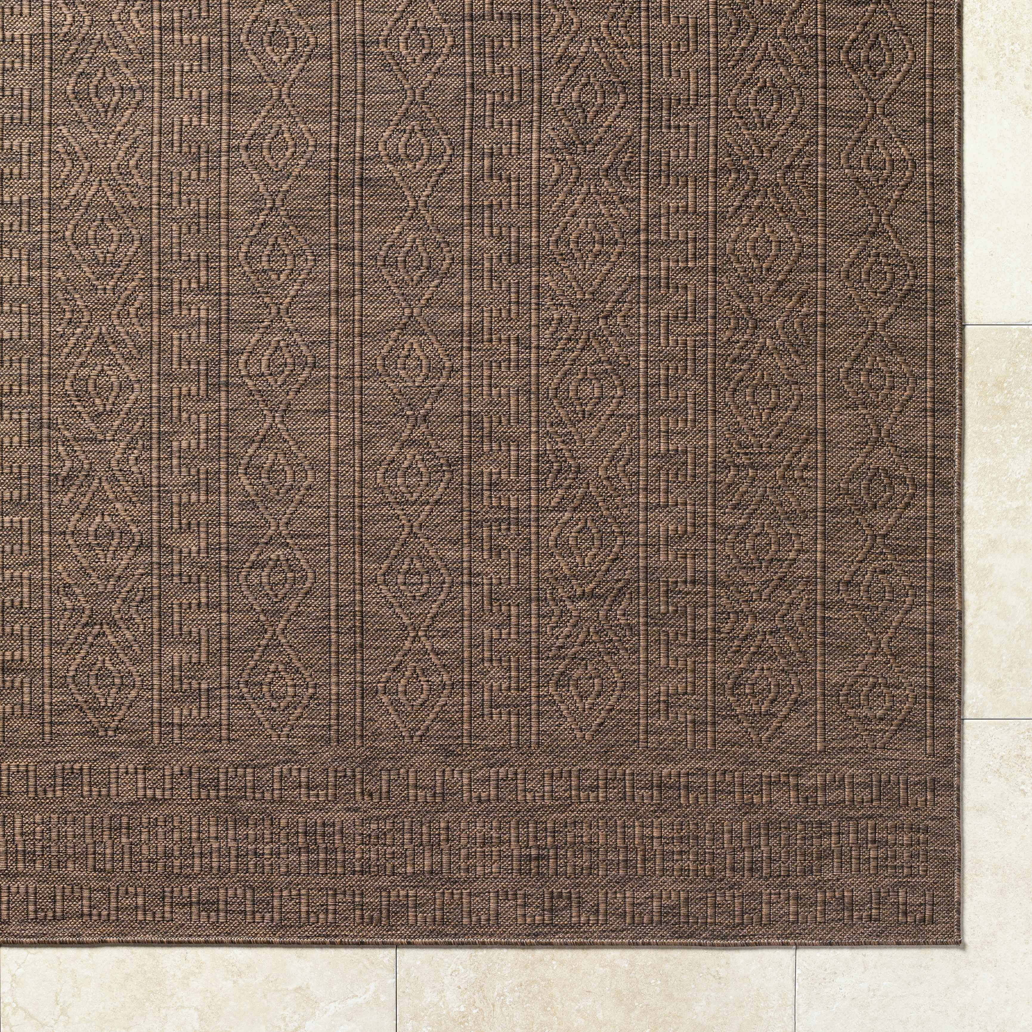 Nuela Dark Brown Area Rug - Clearance - Image 5