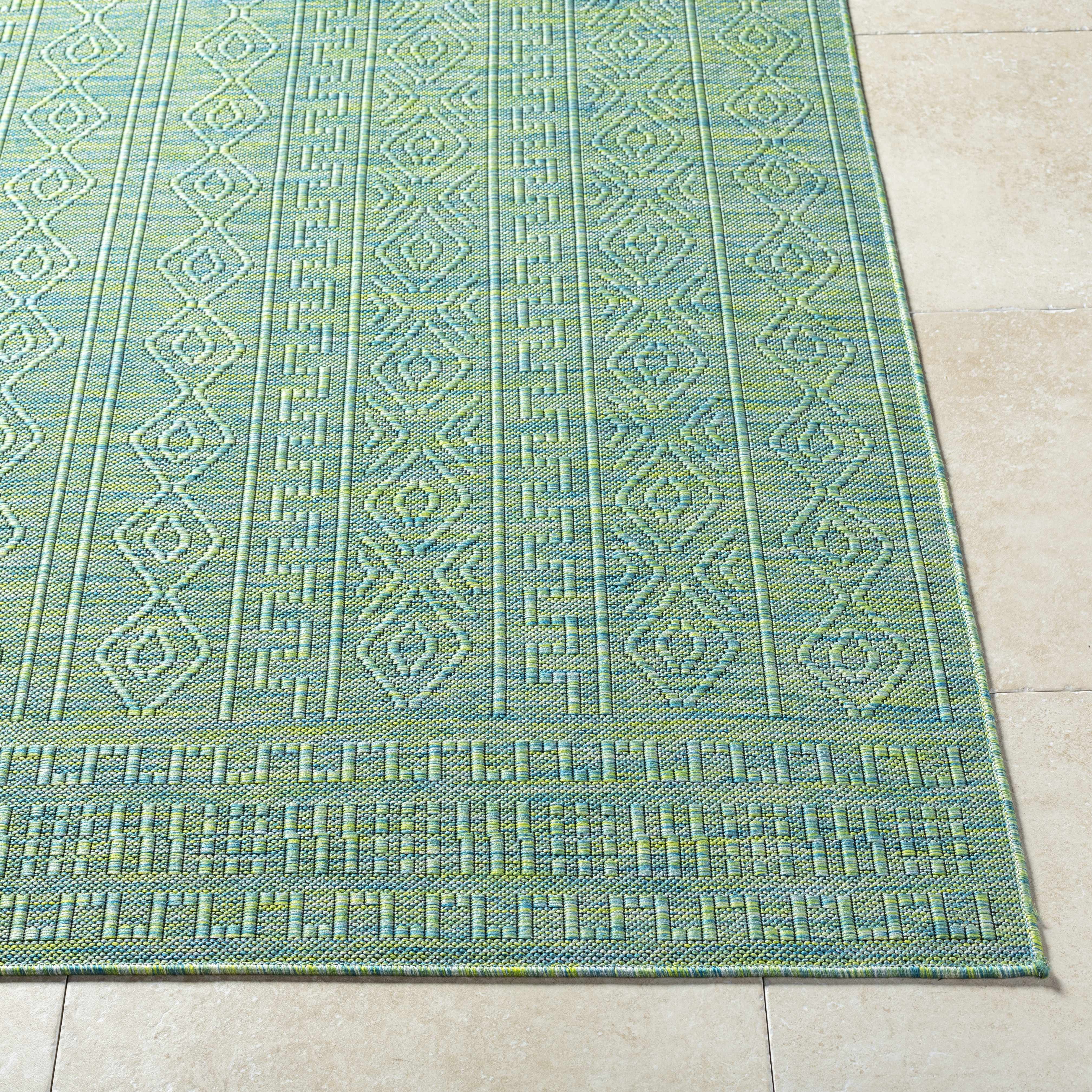 Nuela Green Area Rug - Clearance - Image 2