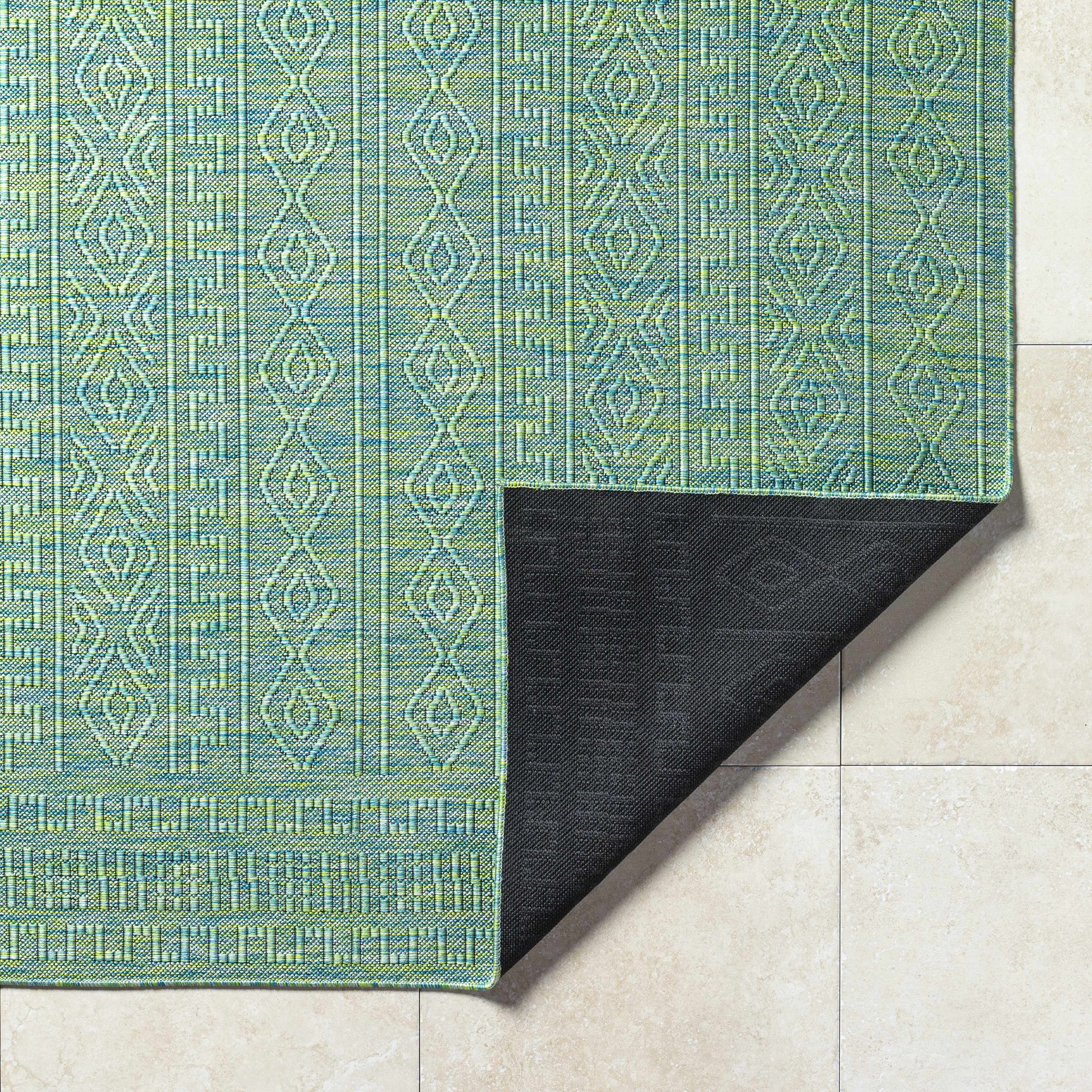 Nuela Green Area Rug - Clearance - Image 3